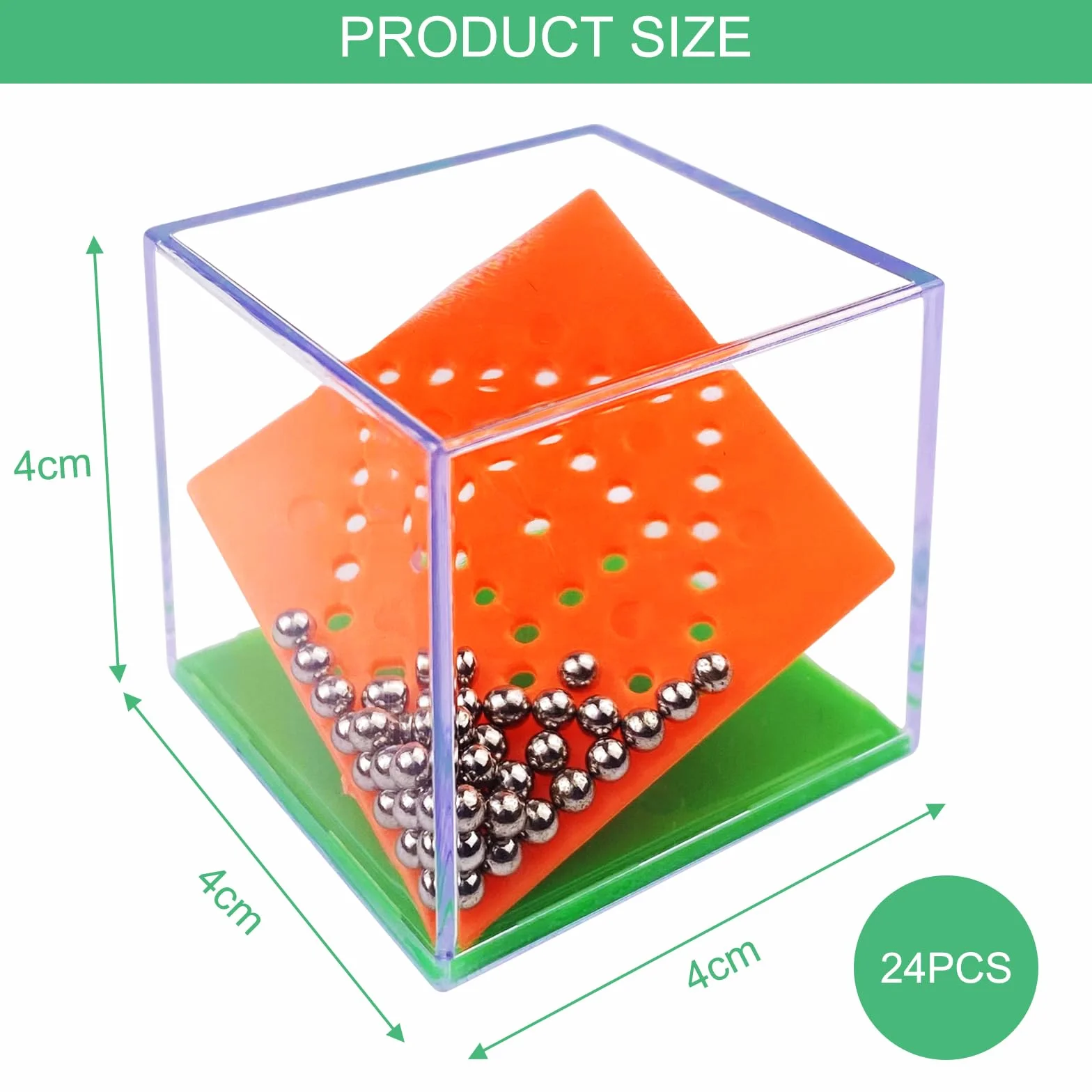 Newpop 24 Piezas Rompecabezas, Mini Puzzle, Regalos para Invitados Cumpleaños, Mini Juegos de Paciencia, Juego de Habilidad Niños Bola, Cubos Rompecabezas