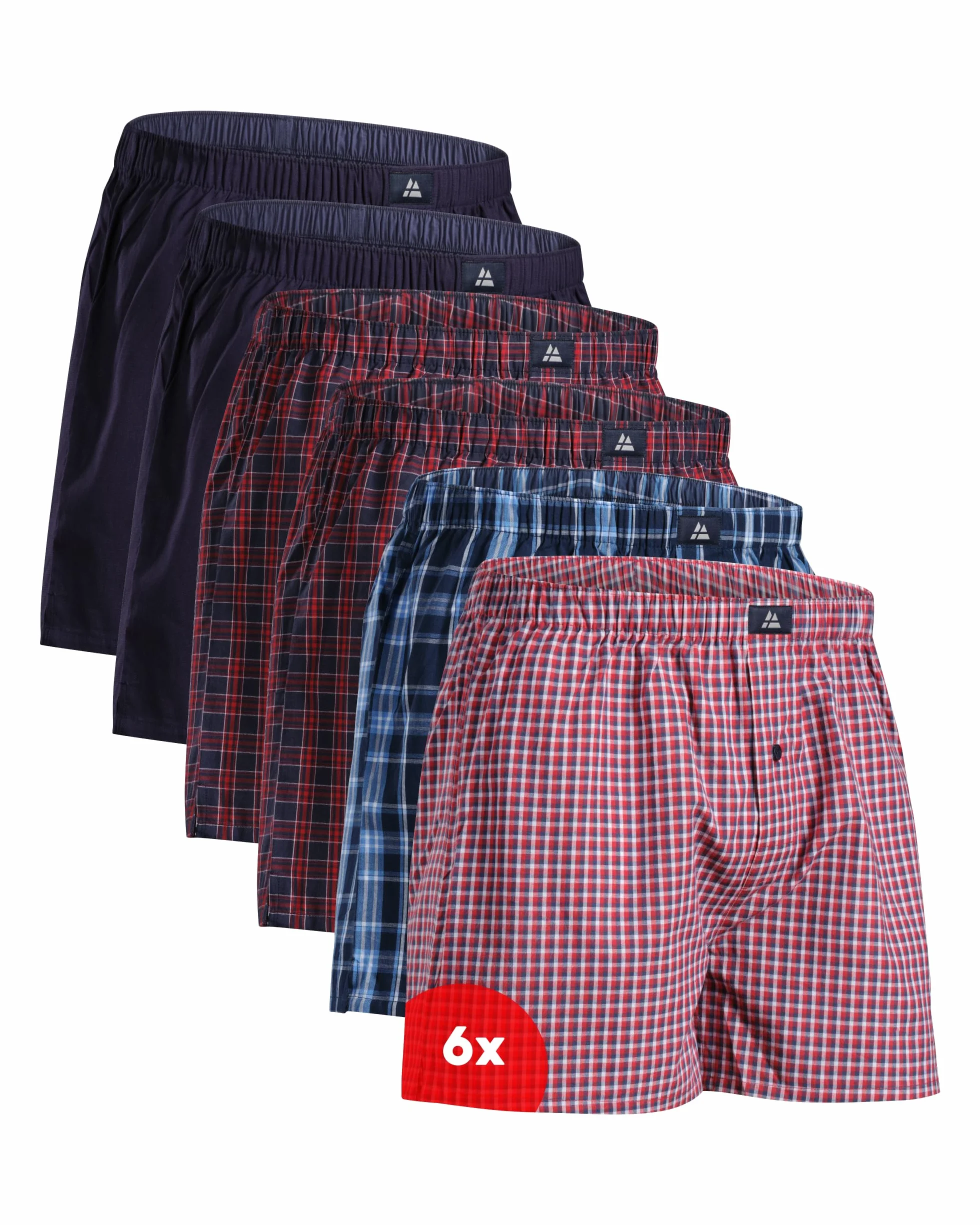 DANISH ENDURANCE Calzoncillos Hombre Boxer Tela Algodon Organico Pack