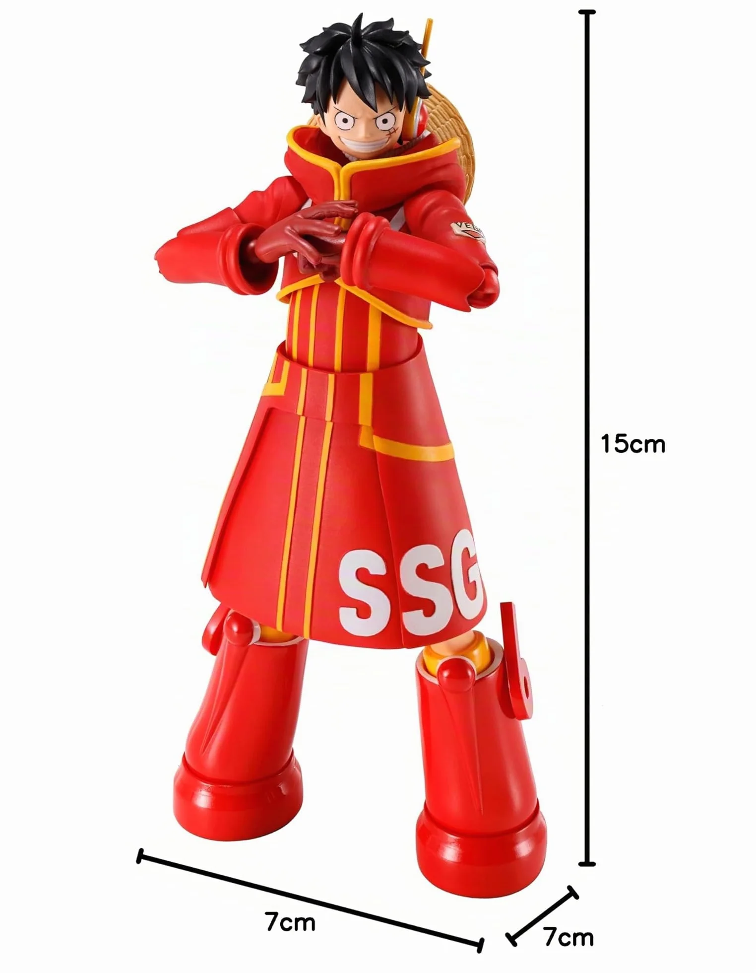 Monkey d. Luffy -Future Island Egghead- Version Figura 15 cm One Piece SH figuarts