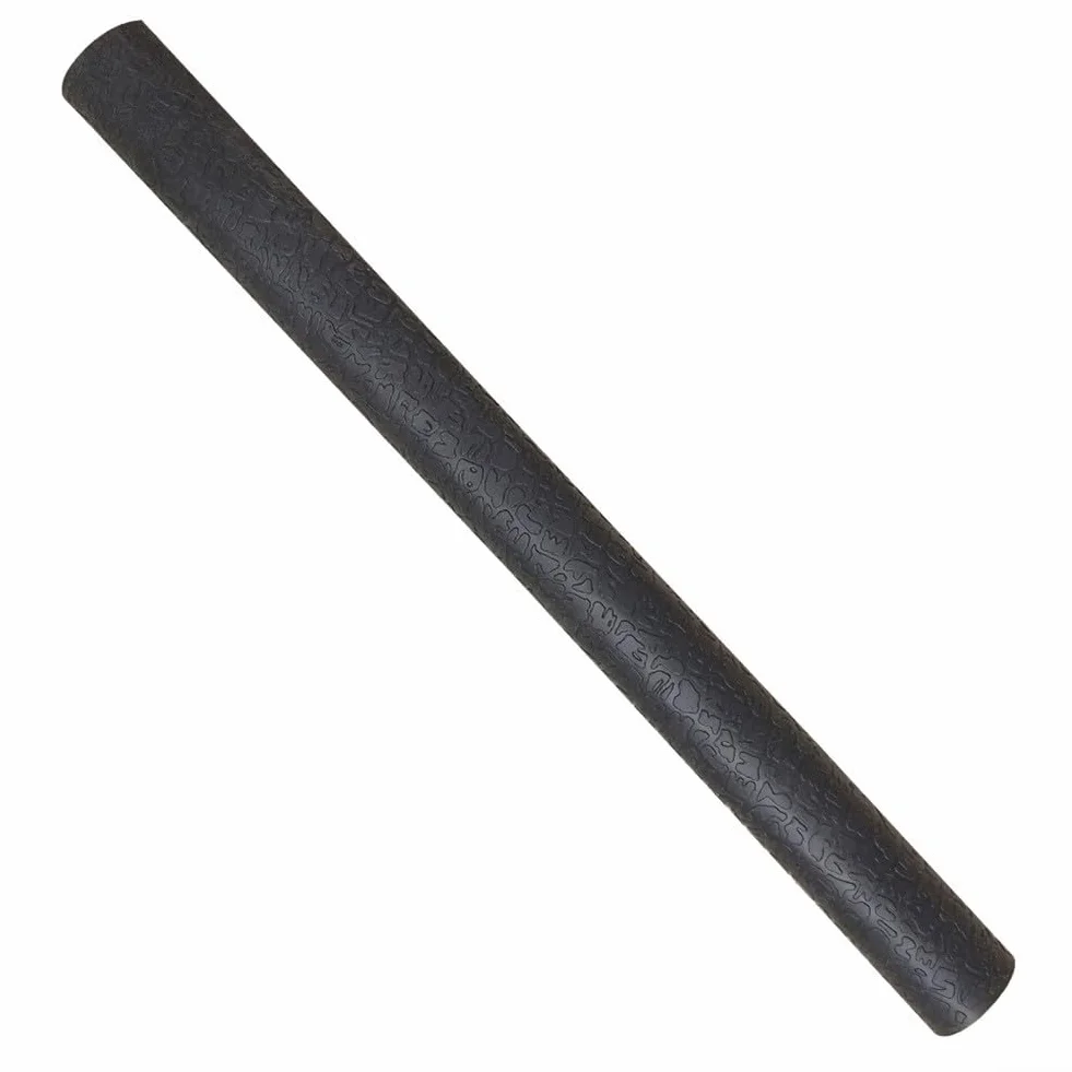 Funda de goma para taco de billar antideslizante antisudor, protector de mango de silicona, negro