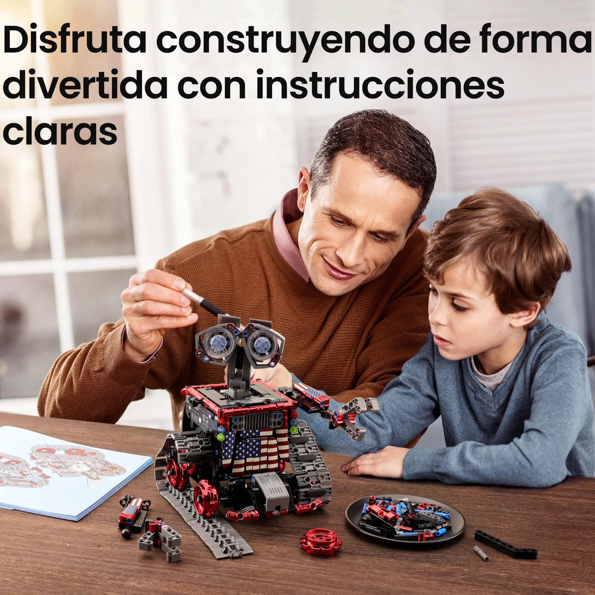 Sillbird Technic Robot Transformable Controlado por App, Robótico 4en1 a Control Remoto, Juguetes de Construcción con Programación, Regalos Creativos para Niños de 8 a 12 + Años (631 Piezas)