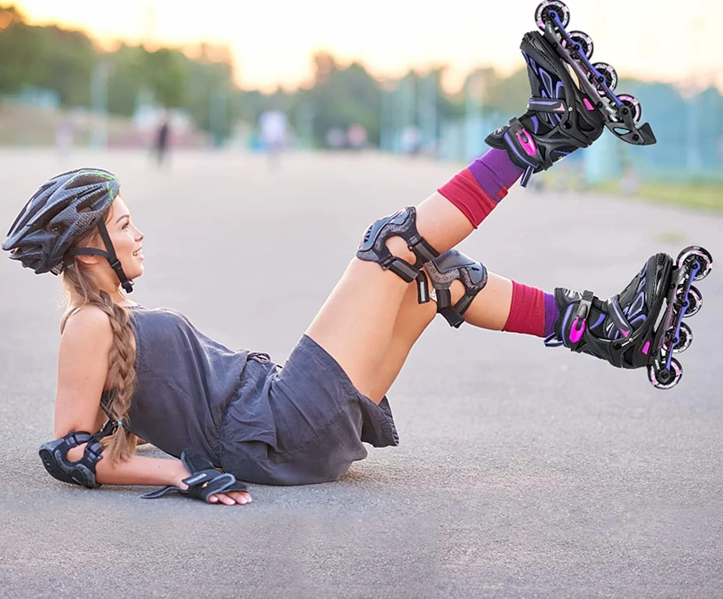 2PM Sports Patines en Línea Ajustables para Niños, Tallas 30-44