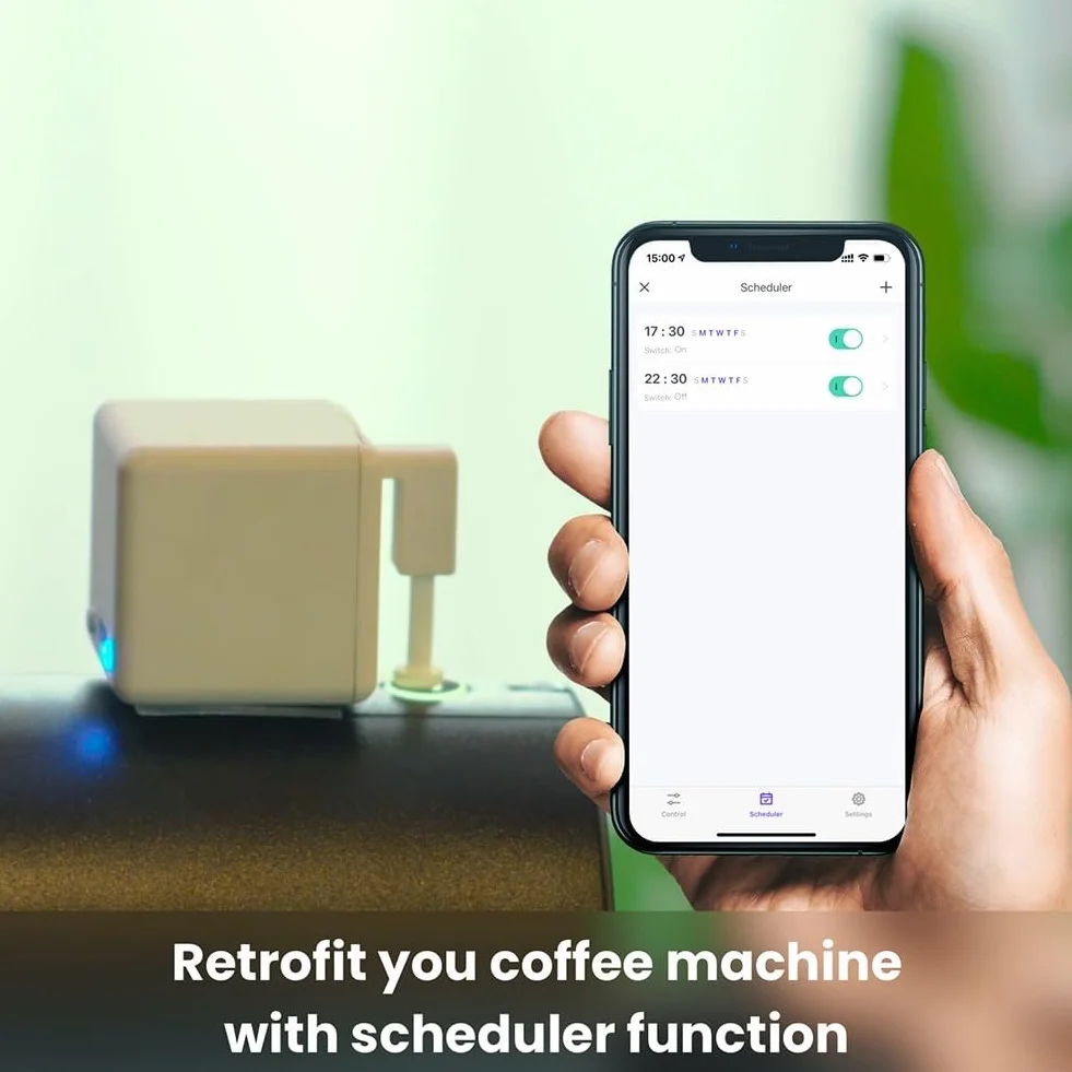 Minhe Robot de dedo inteligente para Tuya Control remoto Botón de aplicación y control de voz, automatización de temporización, dispositivo de interruptor inalámbrico para electrodomésticos, oficina