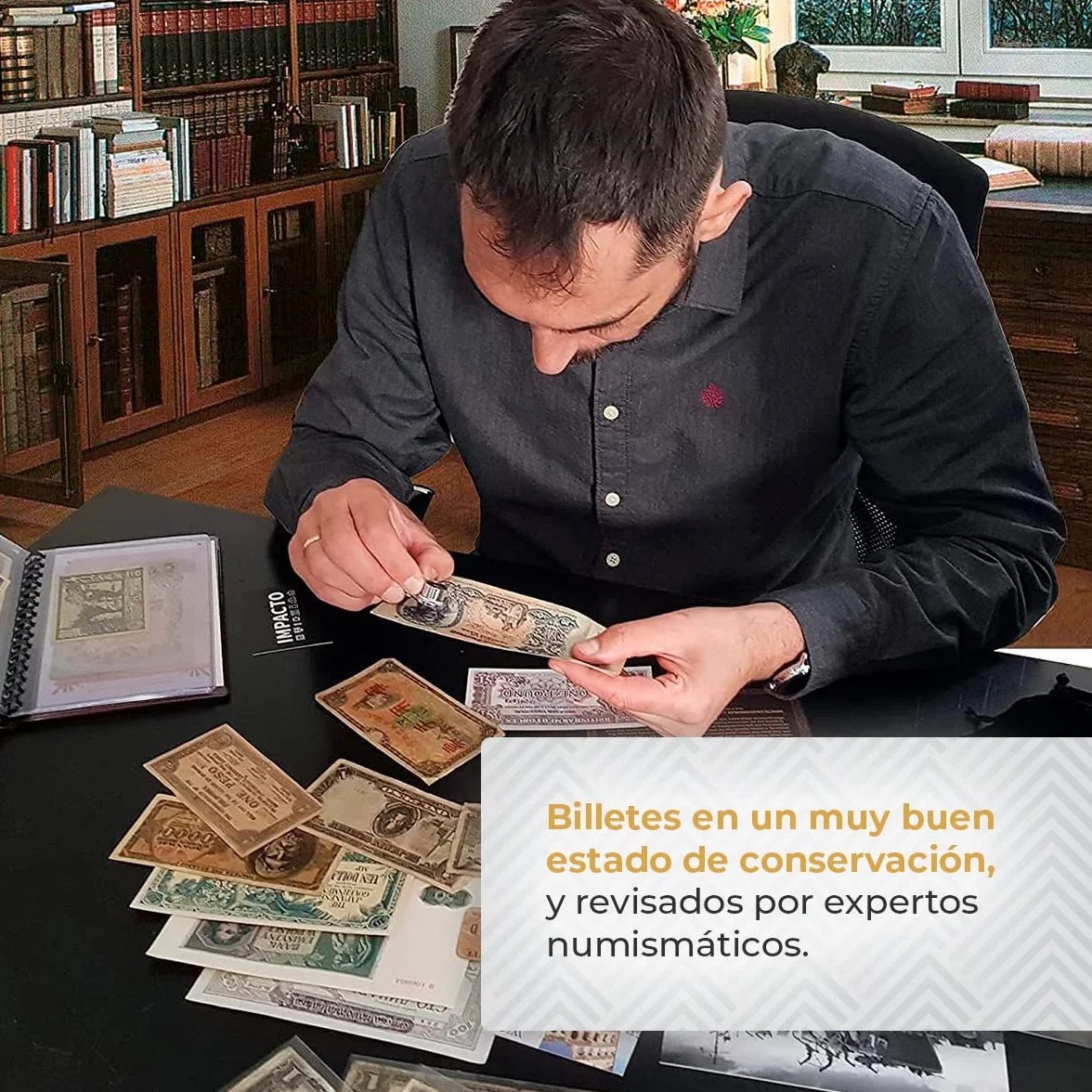 IMPACTO COLECCIONABLES | Colección de 100 Billetes Auténticos del Mundo - Sin Repeticiones, Desmonetizados y de Diversos Países | Ideal para Coleccionistas, Incluye Certificado de Autenticidad