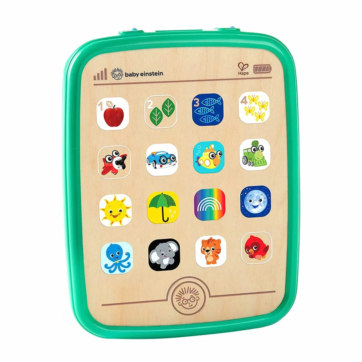 Baby Einstein, Hape Tableta táctil Madera Magic Touch , 6+ Meses