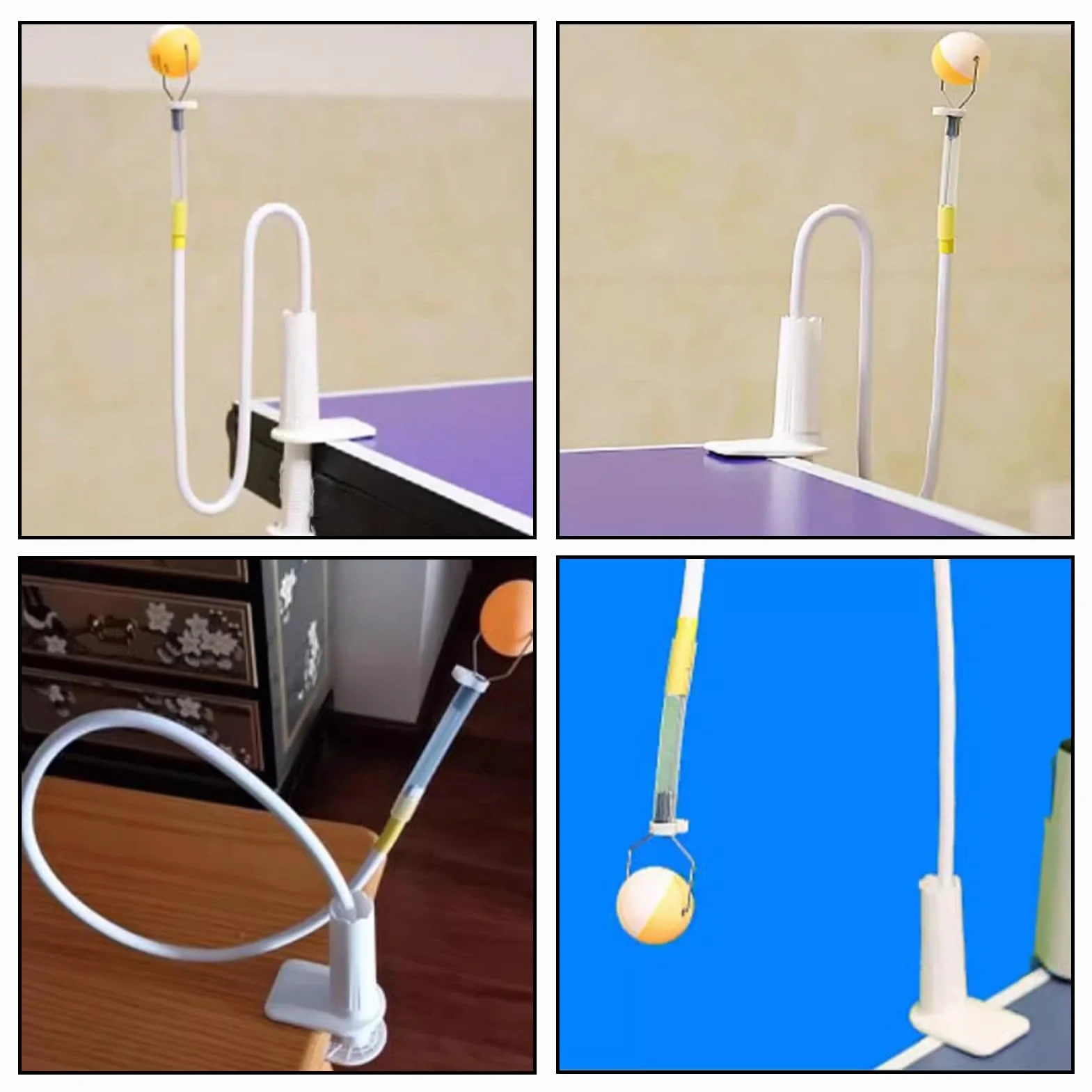 Entrenador de tenis de mesa portátil ayuda de entrenamiento para hombres niños niñas