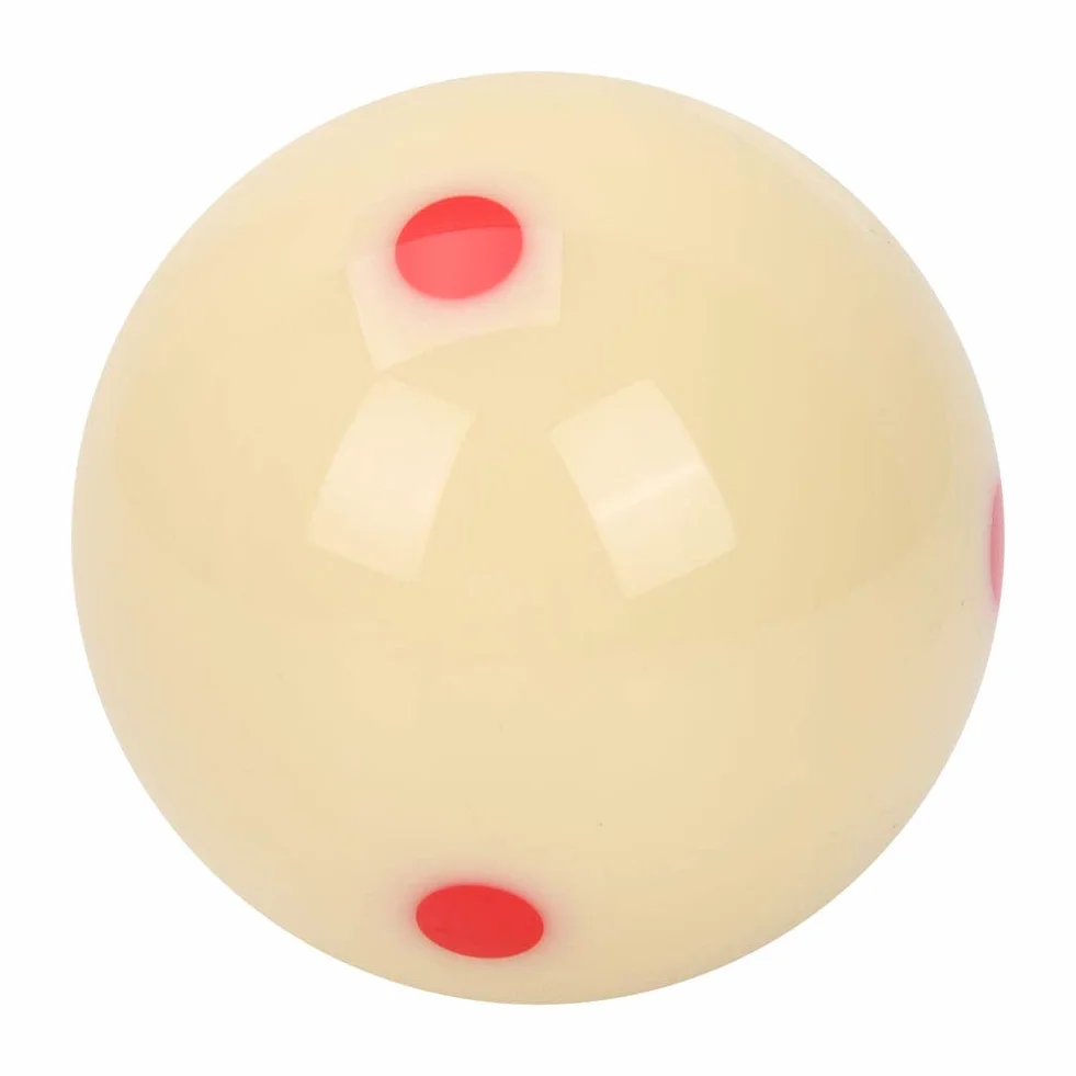 Fyearfly Bola de Entrenamiento de Billar 5,72 cm Resina Punto Rojo