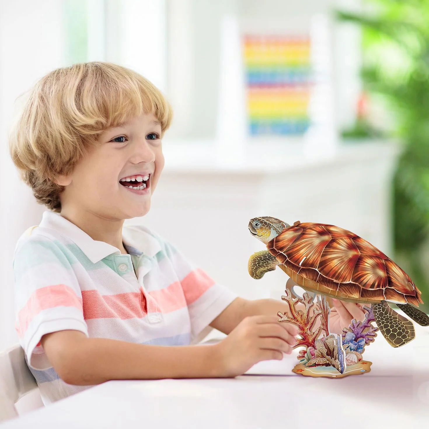 National Geographic - Tortuga Marina | Puzzle 3D | Maquetas para Montar | Regalo Niño 8 Años | Regalo Niña 8 Años | Manualidades Adultos | Puzzle Infantil | 31 Piezas