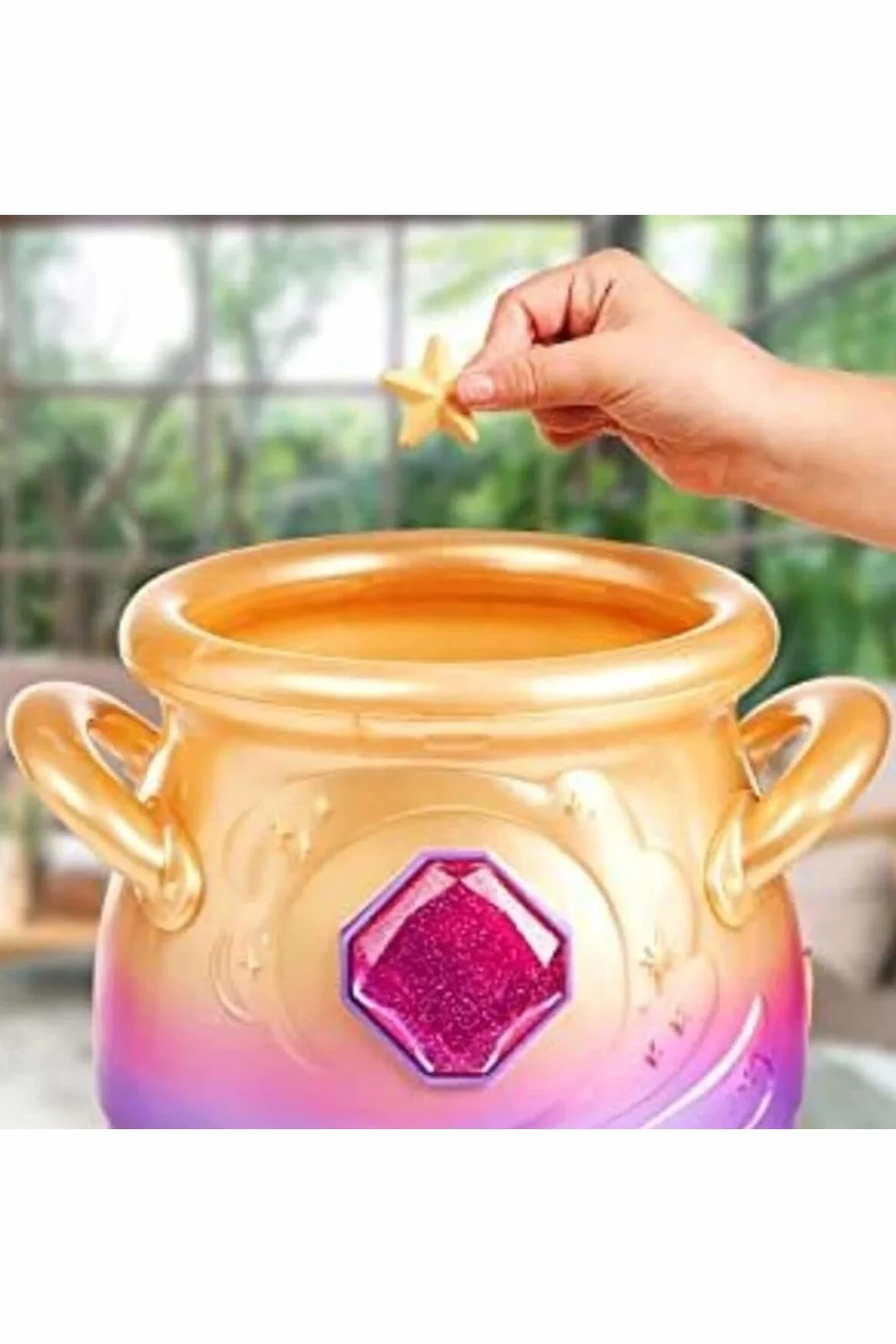 Magic Mixies Peluche Color Rosa, Juguete Interactivo de Magia, con caldero de pócimas, Luces y Sonidos, Efecto de Niebla, muñeco Divertido y Varita mágica, (MGX00000)