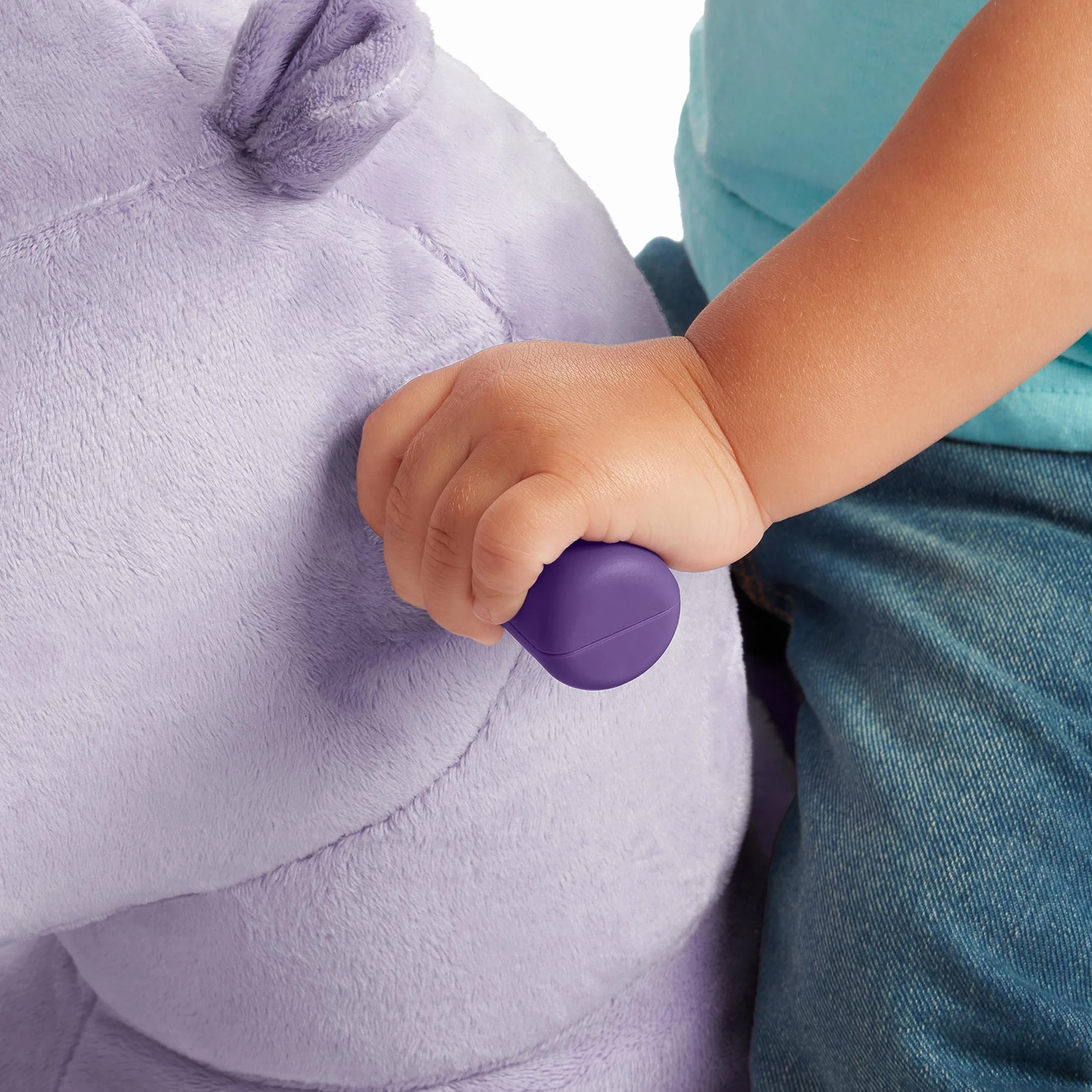 Radio Flyer Holly The Rolling Hippo, Juguete Morado correpasillos para niños pequeños de 1 a 3 años