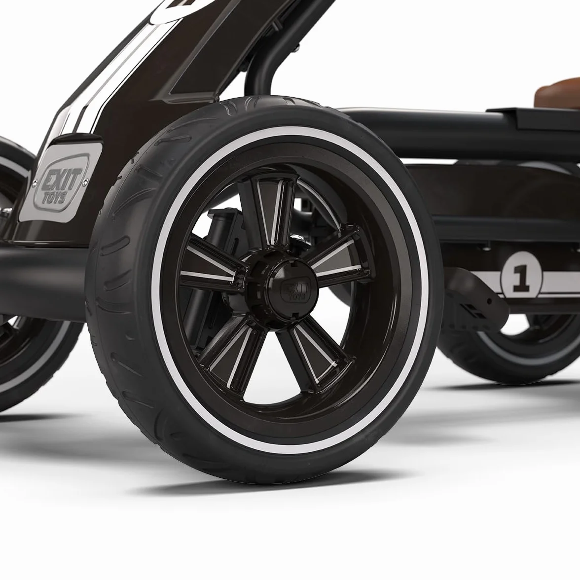 EXIT Foxy Pedal Go-Kart - Espresso Black