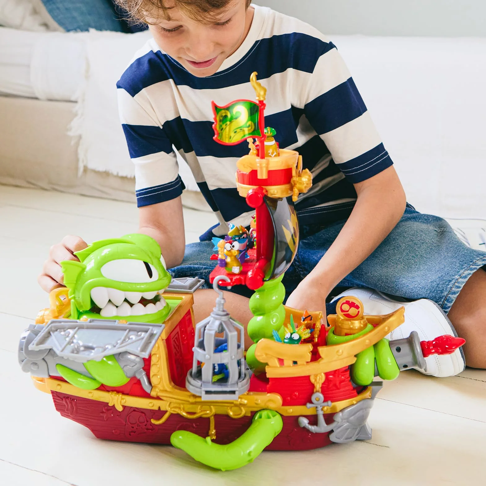PIRATIX Kraken Ship Barco Piratix Juguete con Accesorios Exclusivos