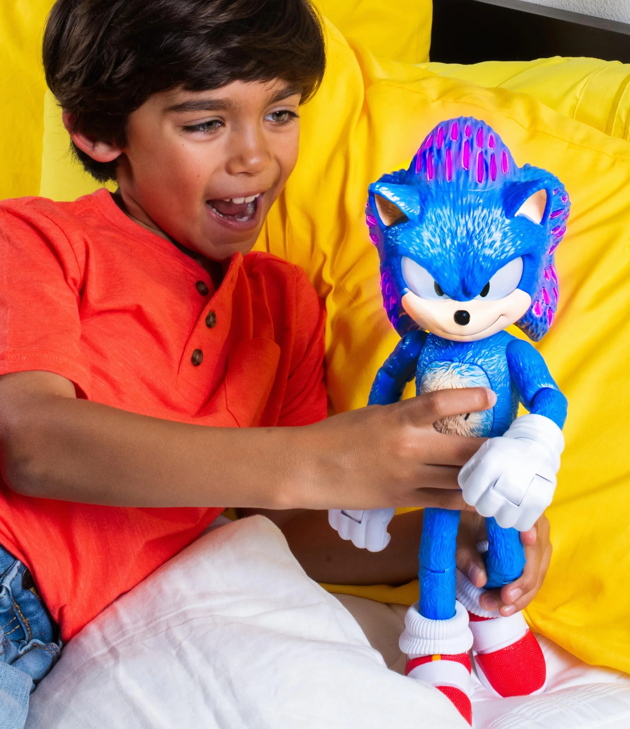 Sonic - Peluche Sonic con Funciones de 35 cm de Altura