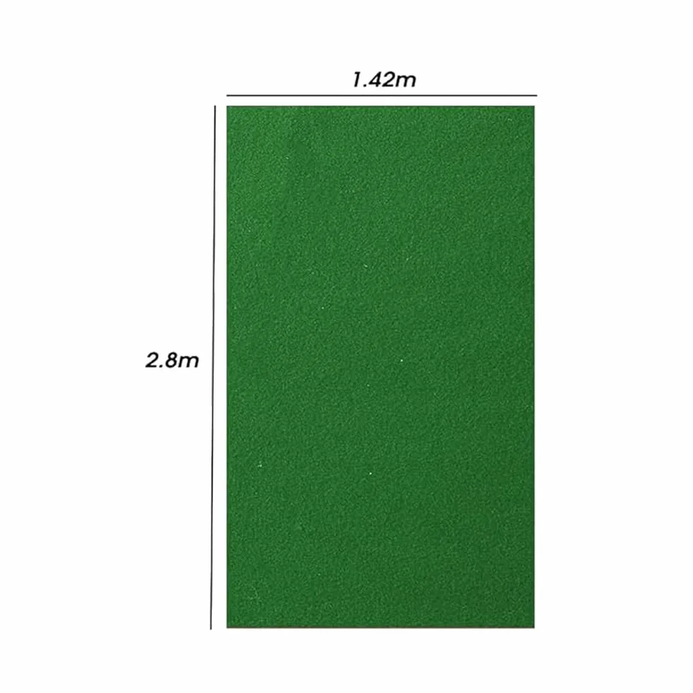 Mantel Profesional de Billar Fibra Elástica Fieltro Sin Pelusas Verde 2,8 m
