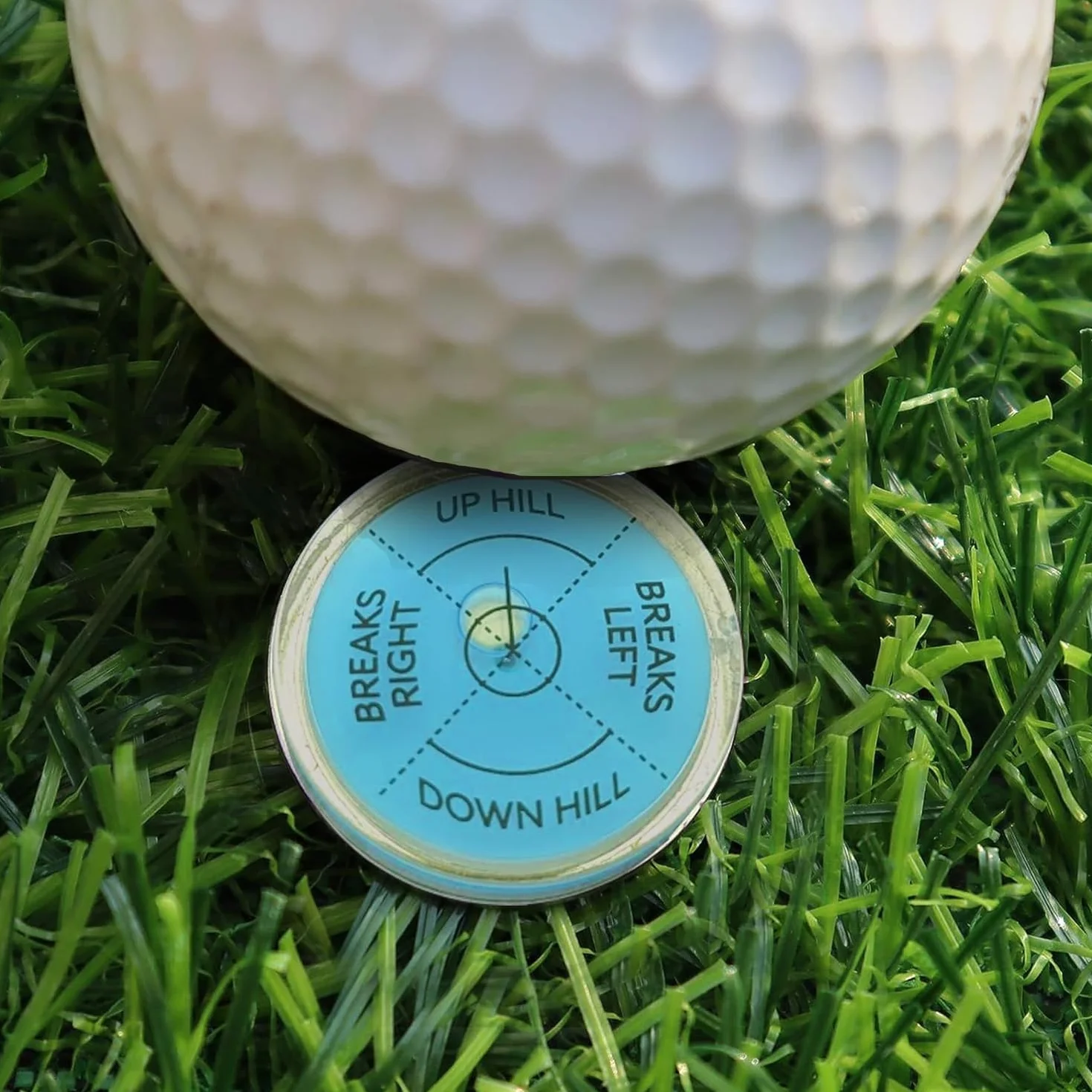 Fraser Fitness Marcador de golf de alta precisión con nivel de burbuja