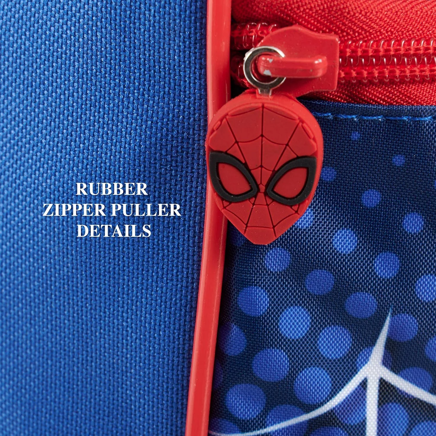 PERLETTI Bolsa Deporte Infantil Spiderman Bandolera Mochila Gimnasio Niños Marvel Spider Man Azul Rojo 35x22.5x15