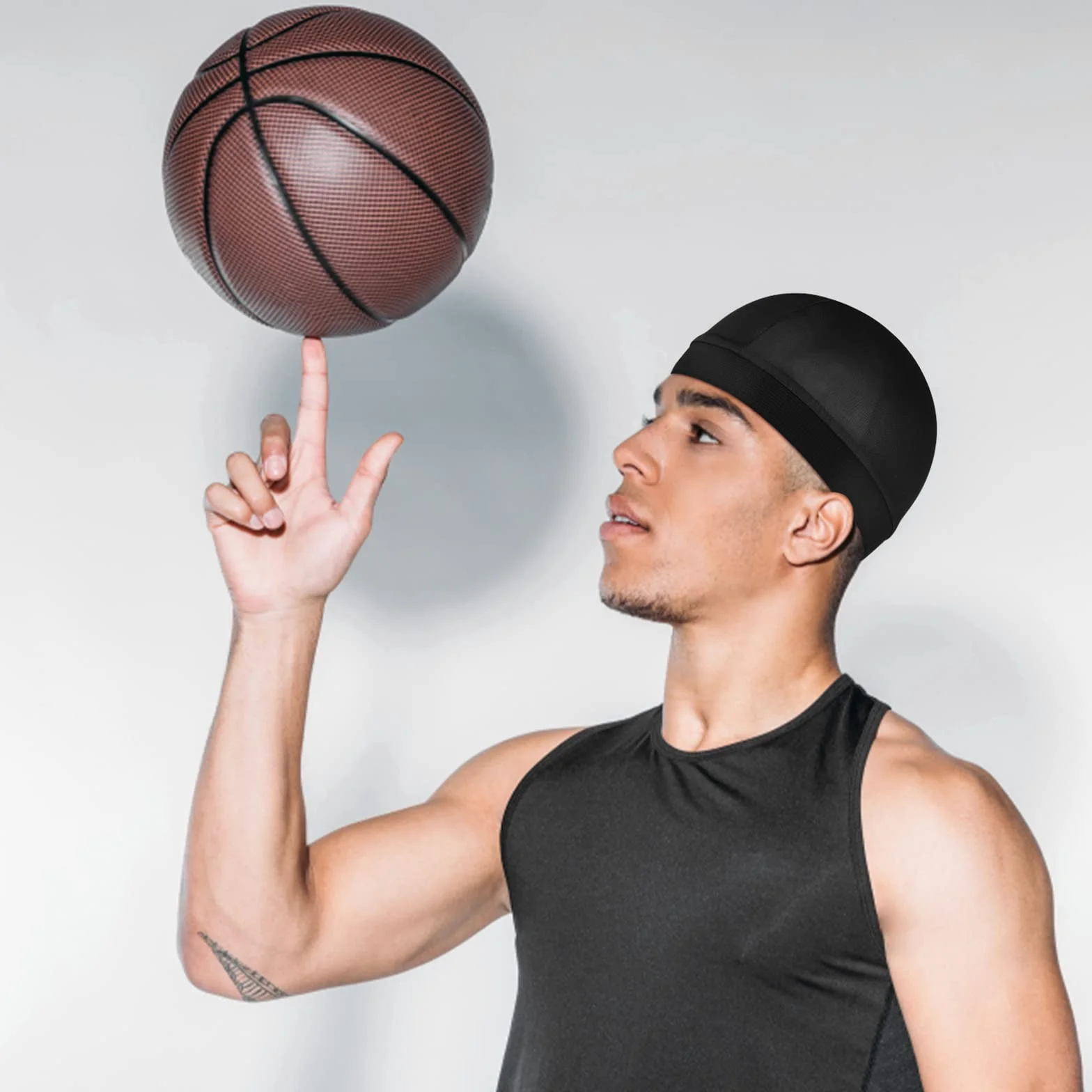 Sibba Gorras de ondas sedosas para hombre banda elástica durags 360 540 720 suaves transpirables