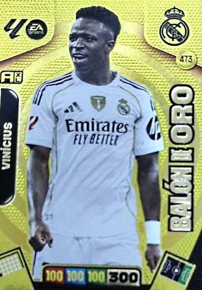 Vinicius Balon de Oro Adrenalyn 2025-2026