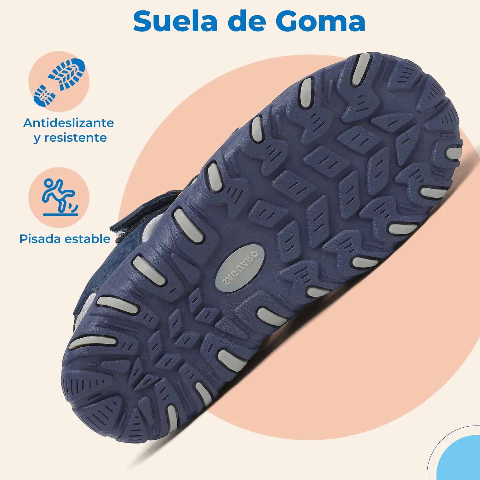 SAGUARO Sandalias de Verano para Niños Puntera Cerrada Trekking Senderismo Tallas 25-38