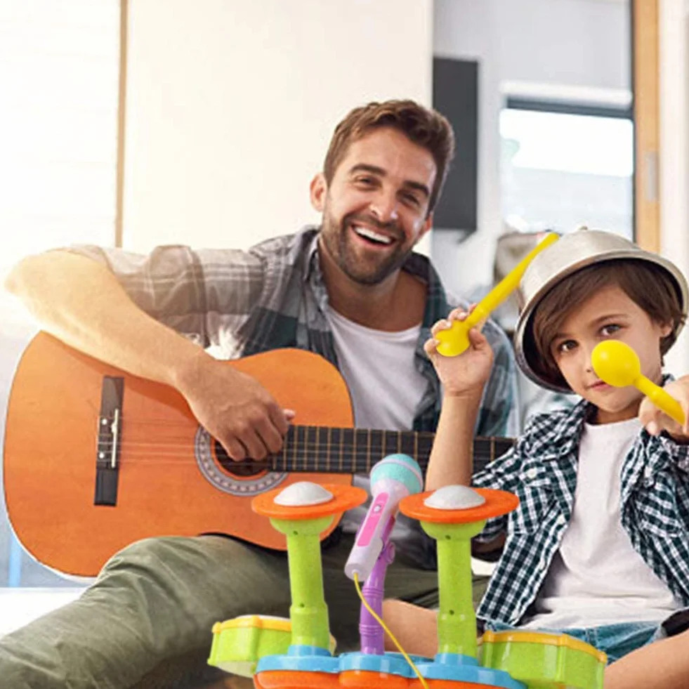 Juguetes Niños 1 Año - Bateria Ideas Regalo Niño 1 2 Año Tambor Infantil Instrumentos Musicales Juguetes Bebe 1 2 Años Ideas Regalo 1 Año Niños Niñas