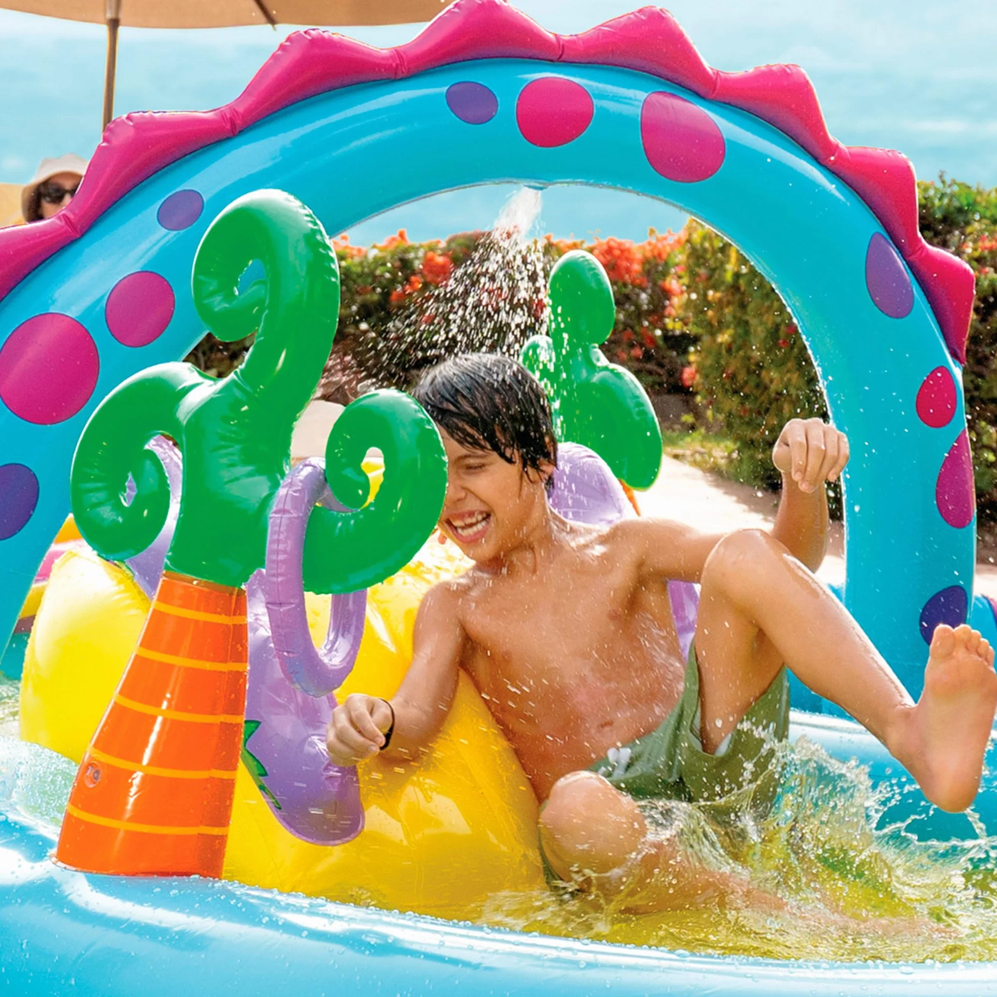 Intex Centro Juegos Hinchable Dinos, 333 x 229 x 112 cm, 280 l, 57135