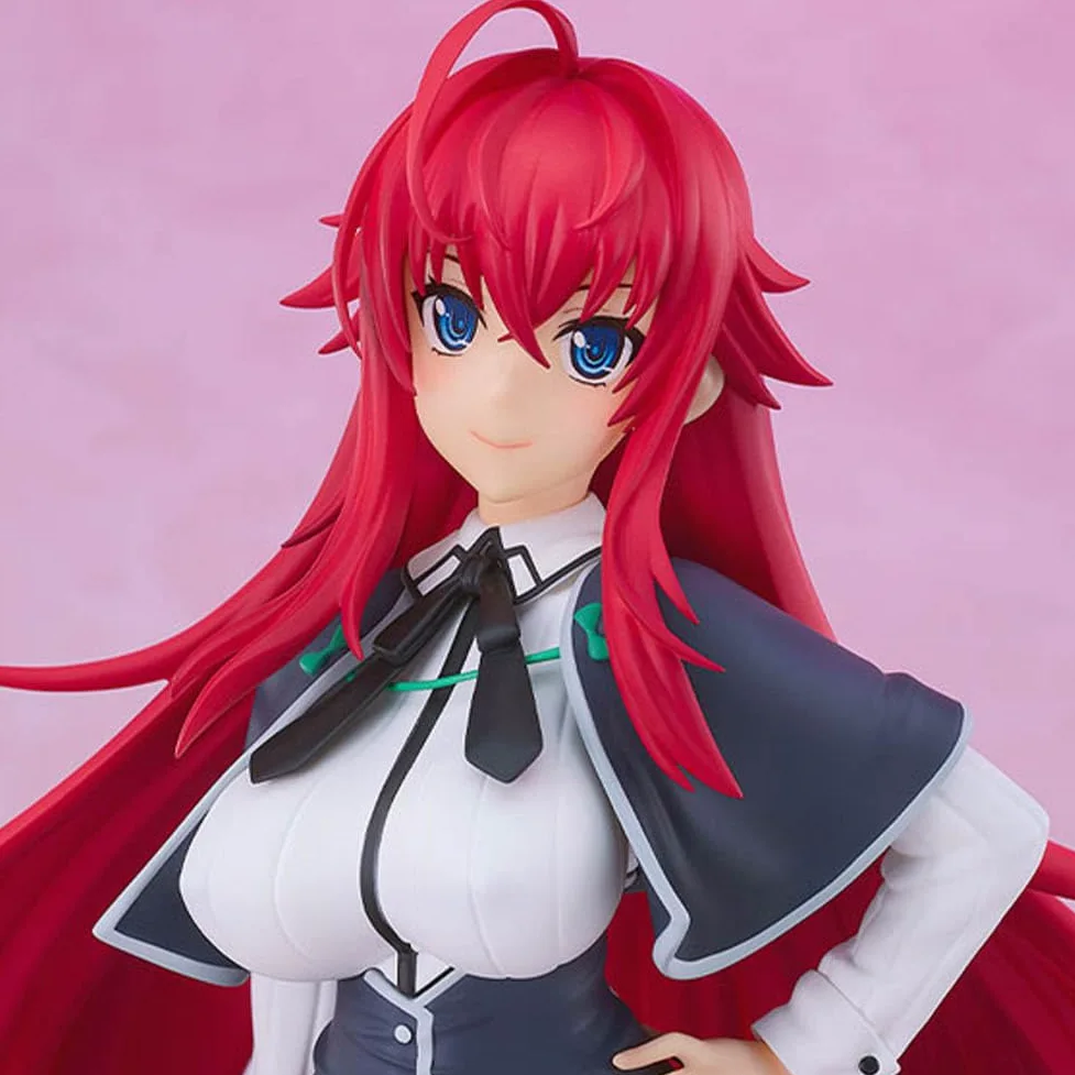 DEXSHUN Rias Gremory Anime Figura de Manga Figuras Uniforme Rias Gremory Estilo Estatua PVC Anime Merch Modelo Coleccionable Regalo 14 cm