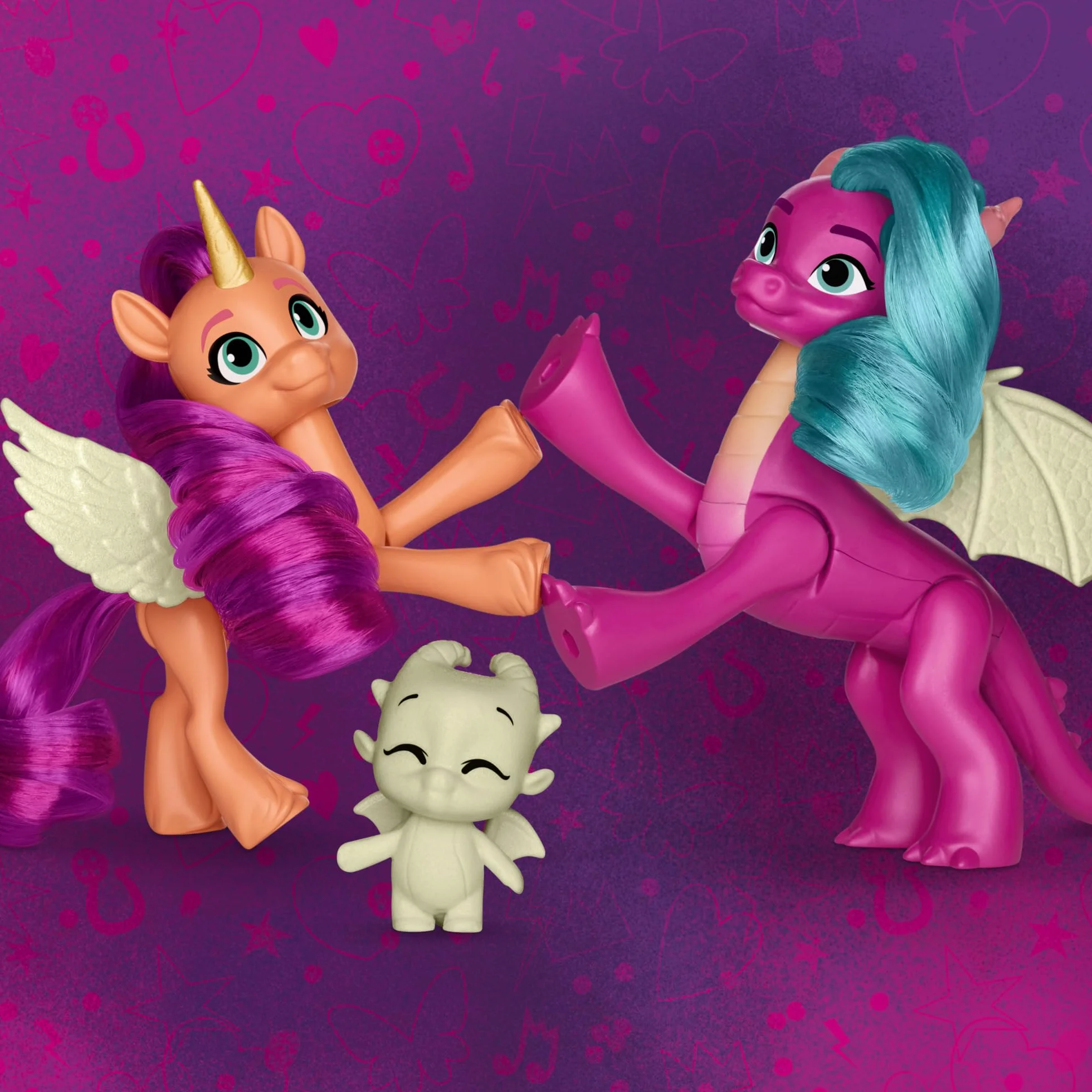 My Little Pony: Cuenta tu Historia - Sorpresa Fluorescente de Dragón