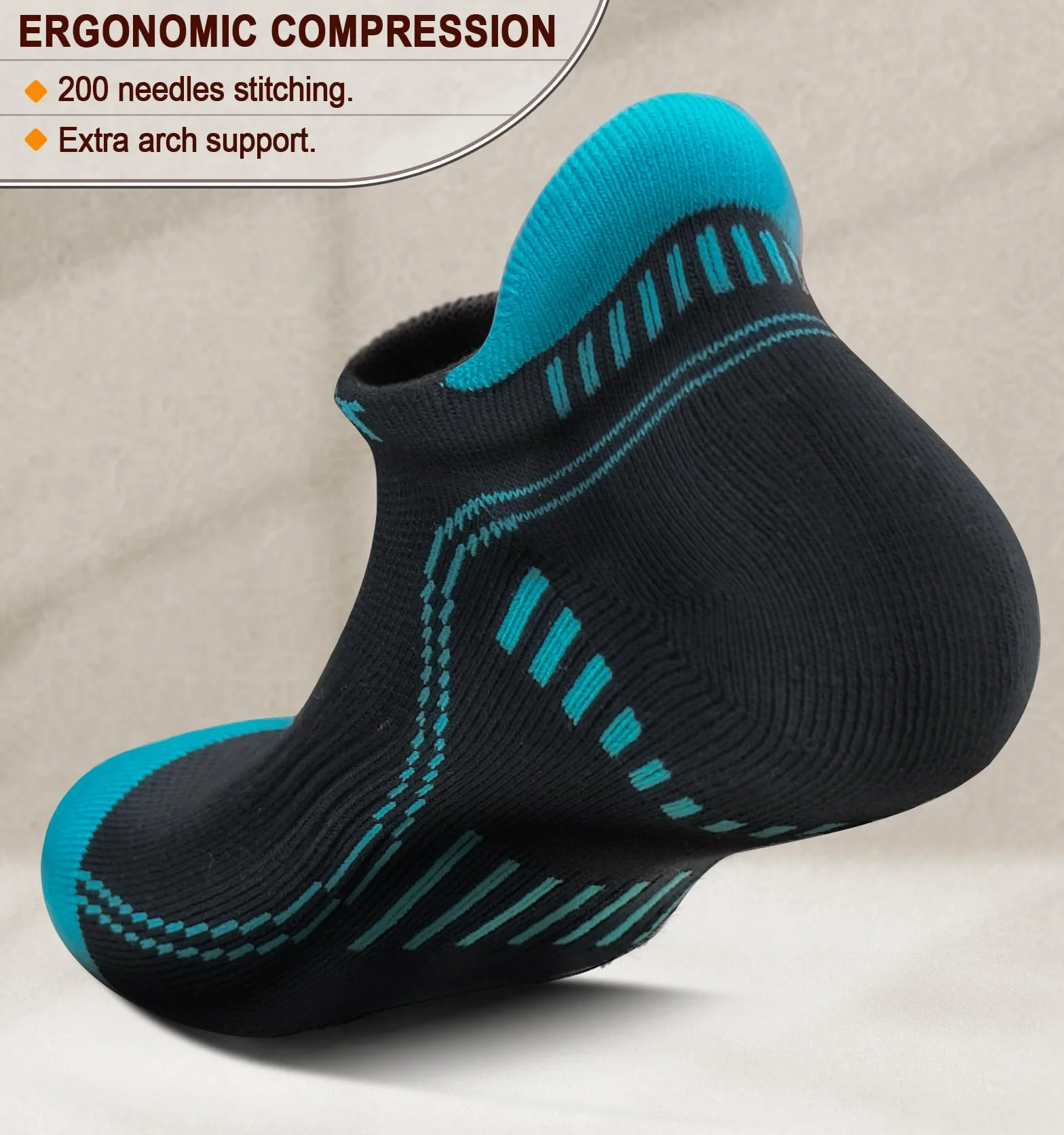 KEMISANT Calcetines Tobilleros Hombre 6 Pares, Calcetines Cortos Deporte Running Ciclismo