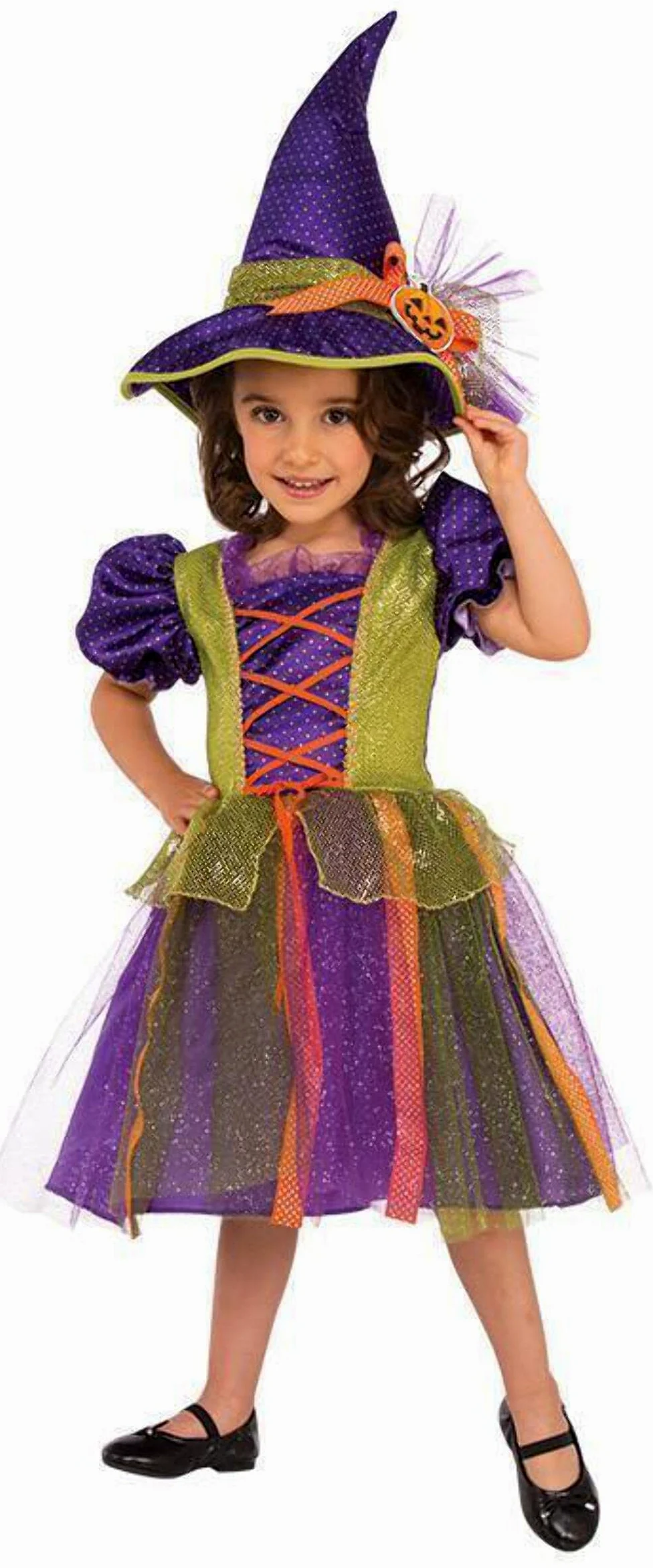 Rubie's Disfraz de bruja de calabaza para niños, pequeño