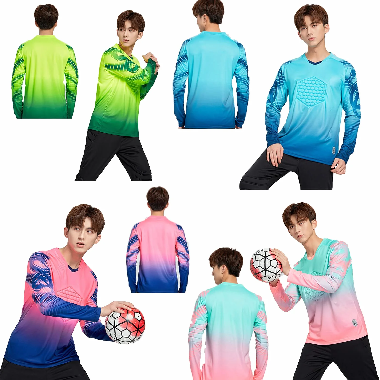 Camiseta de Portero Personalizada con Nombre y Número para Niños y Adultos