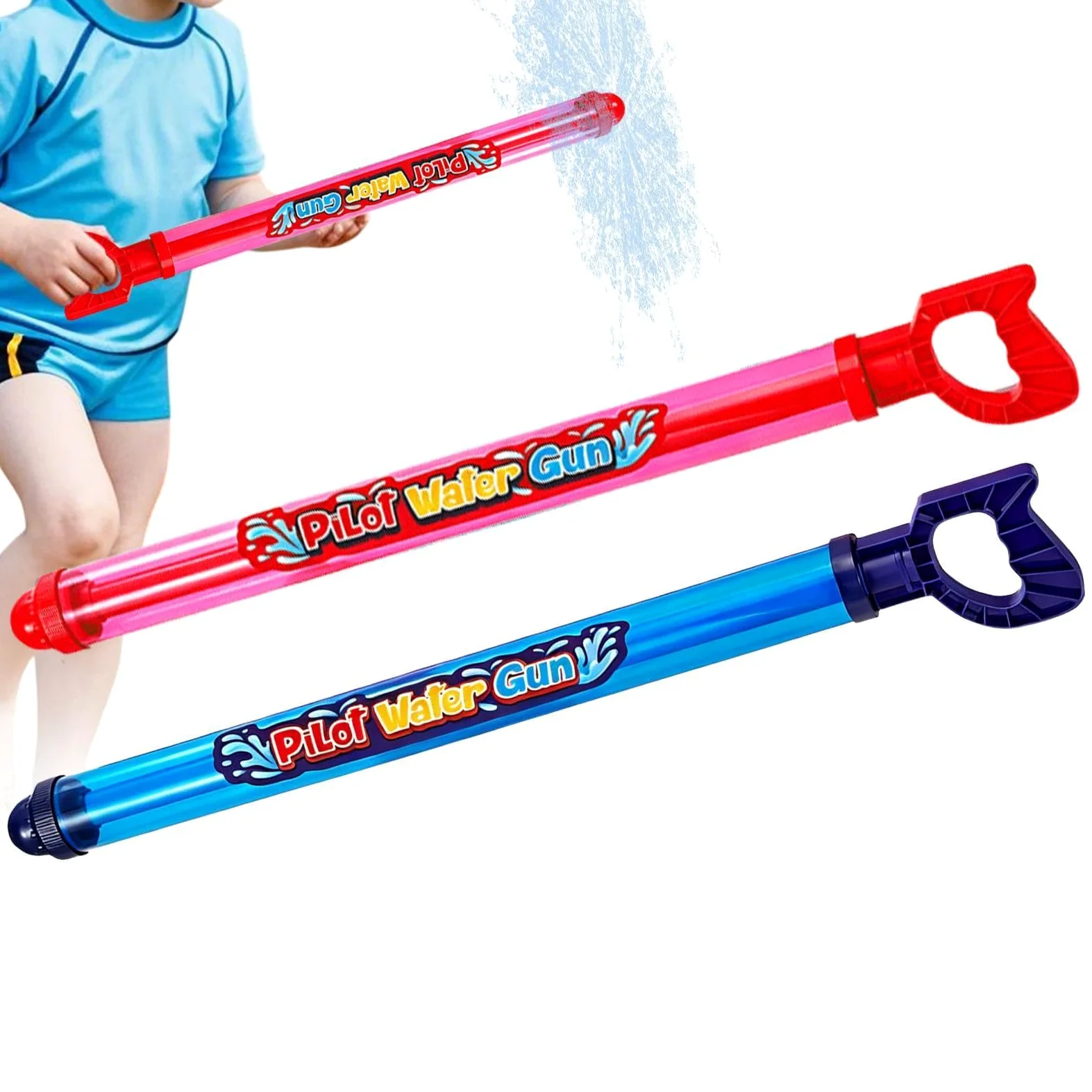 Pistola De Agua Juego De 2 Piezas De 360 Grados Interactivo Para | Juguetes Acuáticos de para Niños Para Niños Y Niñas En Exteriores Jardín Patio Parque Piscina Playa Camping Baño