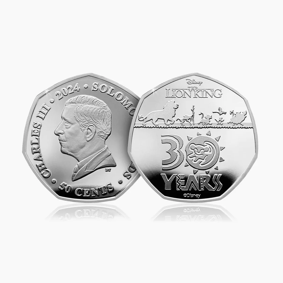 FANTASY CLUB Moneda 30º Aniversario de El Rey León Coleccionable de 29.5 mm – Edición 2024 un Homenaje a un Clásico de Disney