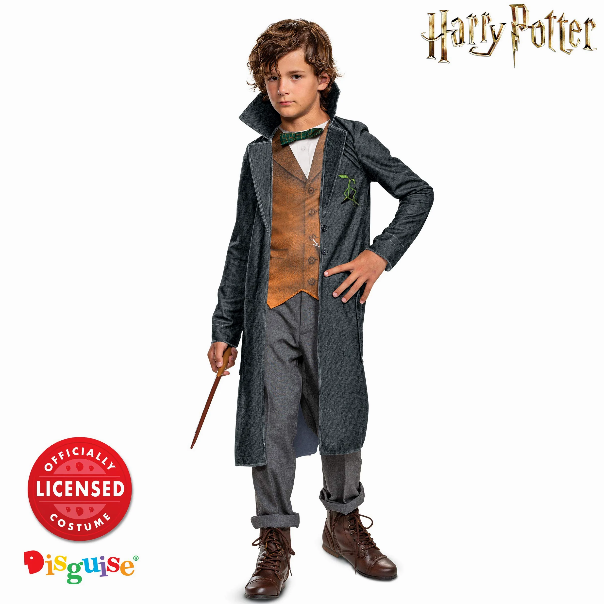 Disguise Fantásticos Beasts - Disfraz de estafador de Newt para niños