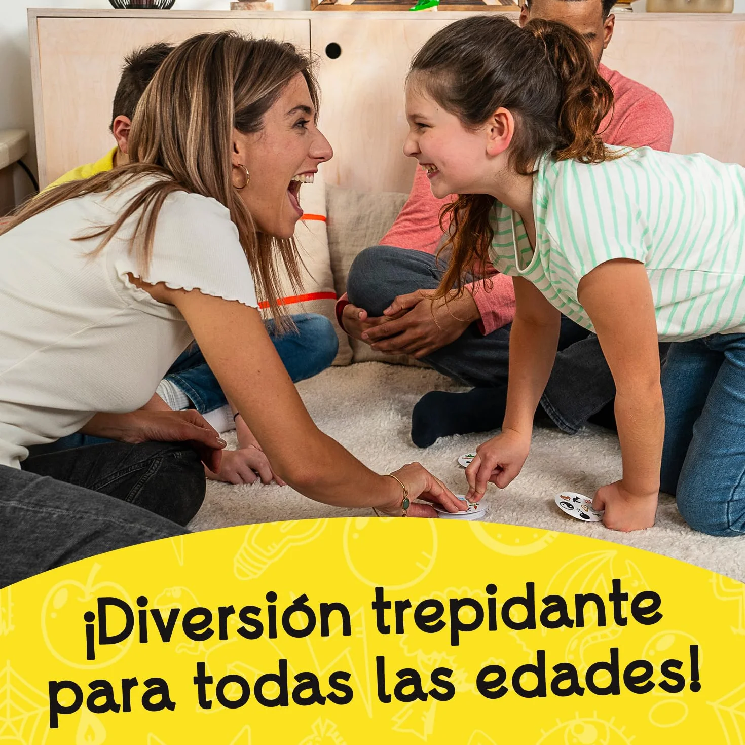 Asmodee Dobble Clasico, Juego de Cartas de Observación y Velocidad para Niños y Adultos, Juego de Mesa
