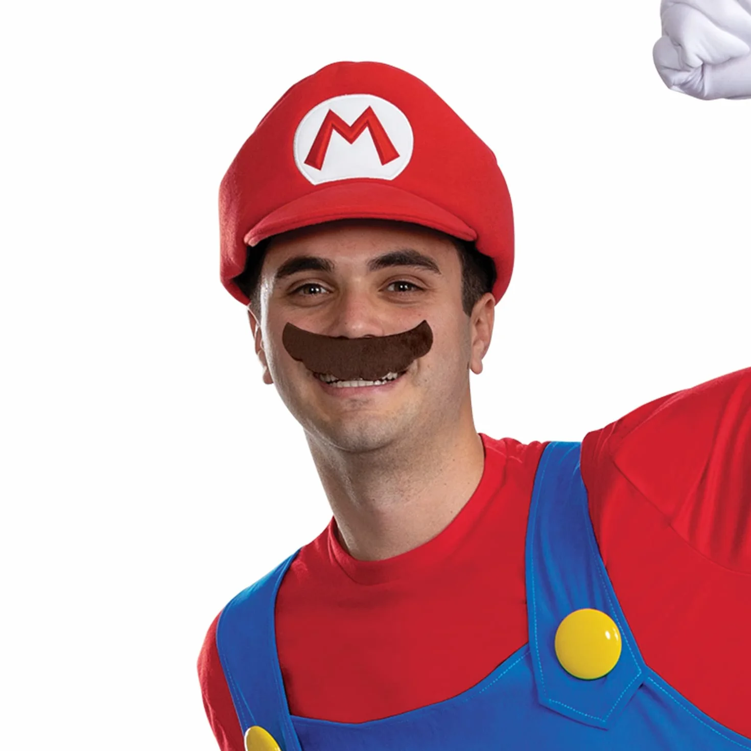 Disfraz de Mario oficial de Super Mario, disfraz unisex y accesorios para adultos