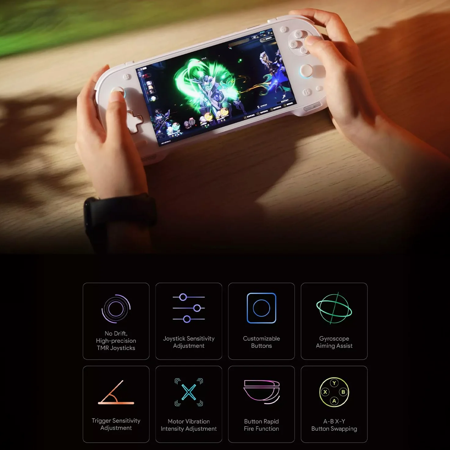 AYANEO KONKR Pocket FIT 8 Elite Consola 12/256GB Negro | Snapdragon 8 Elite • 12GB RAM • 256GB de almacenamiento
