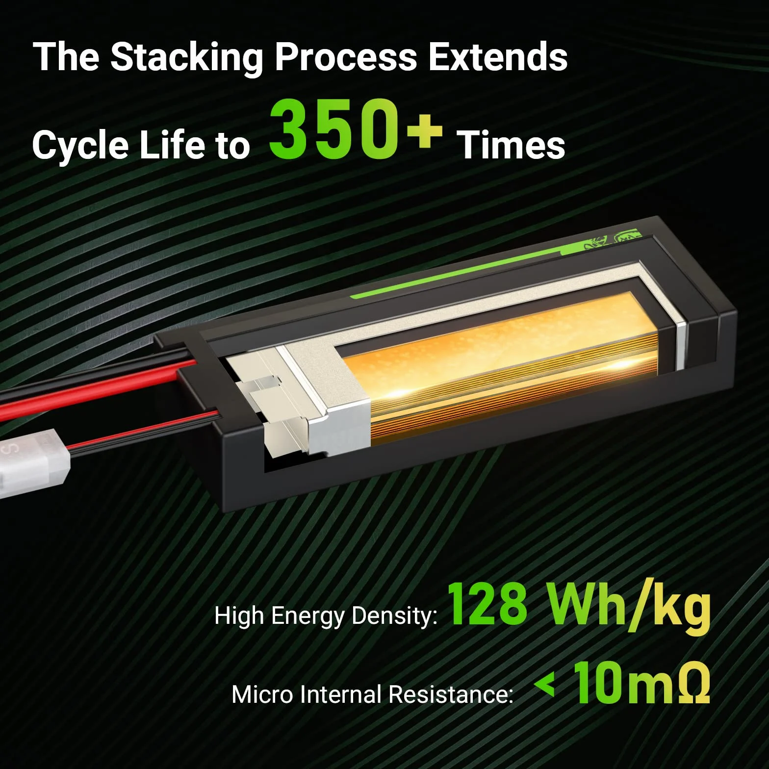 OVONIC Batería Lipo 2s 7,4 V 50 C 5200 mAh con conector T Deans Style para RC Car Truck (2 unidades)