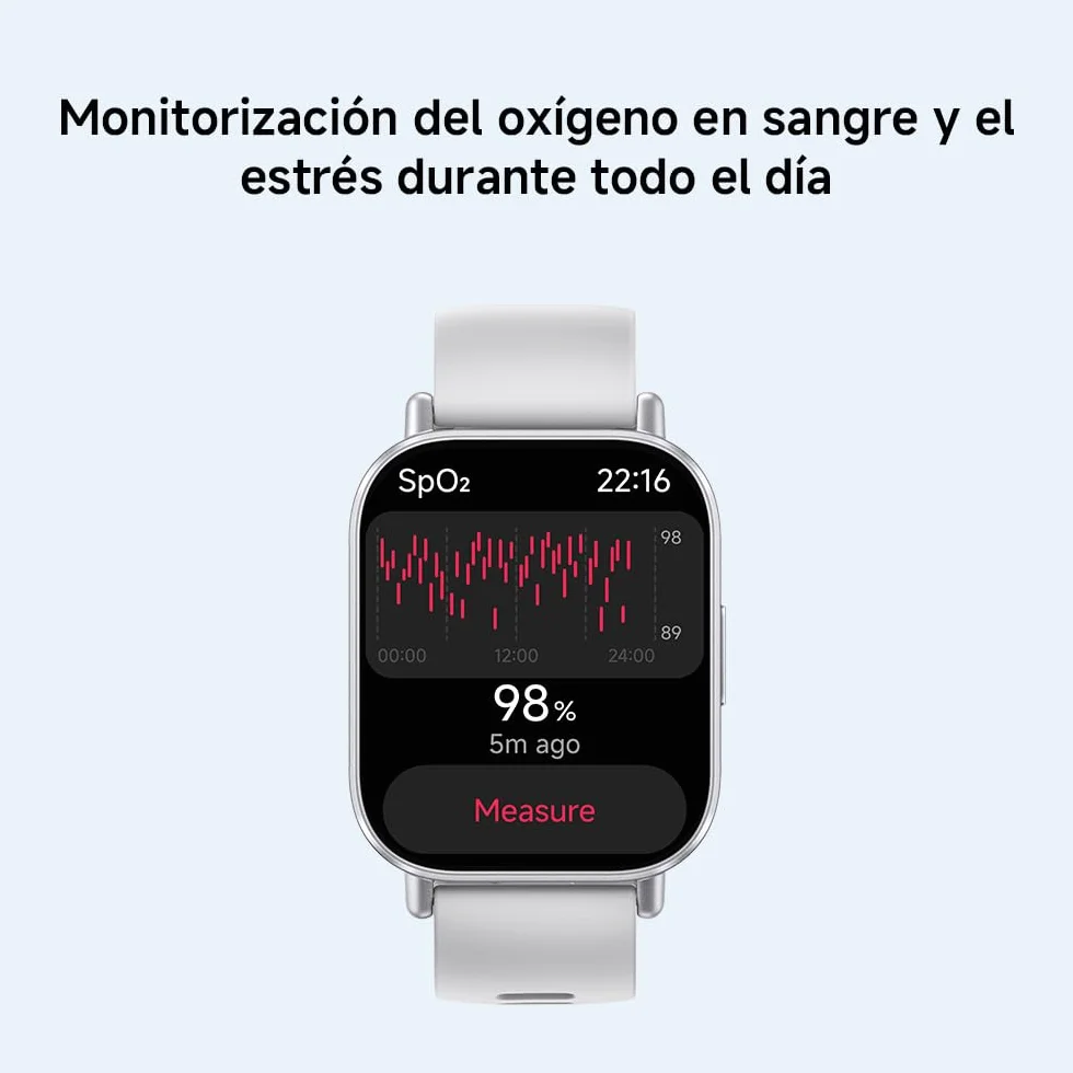 XIAOMI Redmi Watch 5 Active, Llamadas Bluetooth, Pantalla LCD 2 Pulgadas, Monitor Frecuencia Cardíaca, 140 Modos Deportivos, Negro
