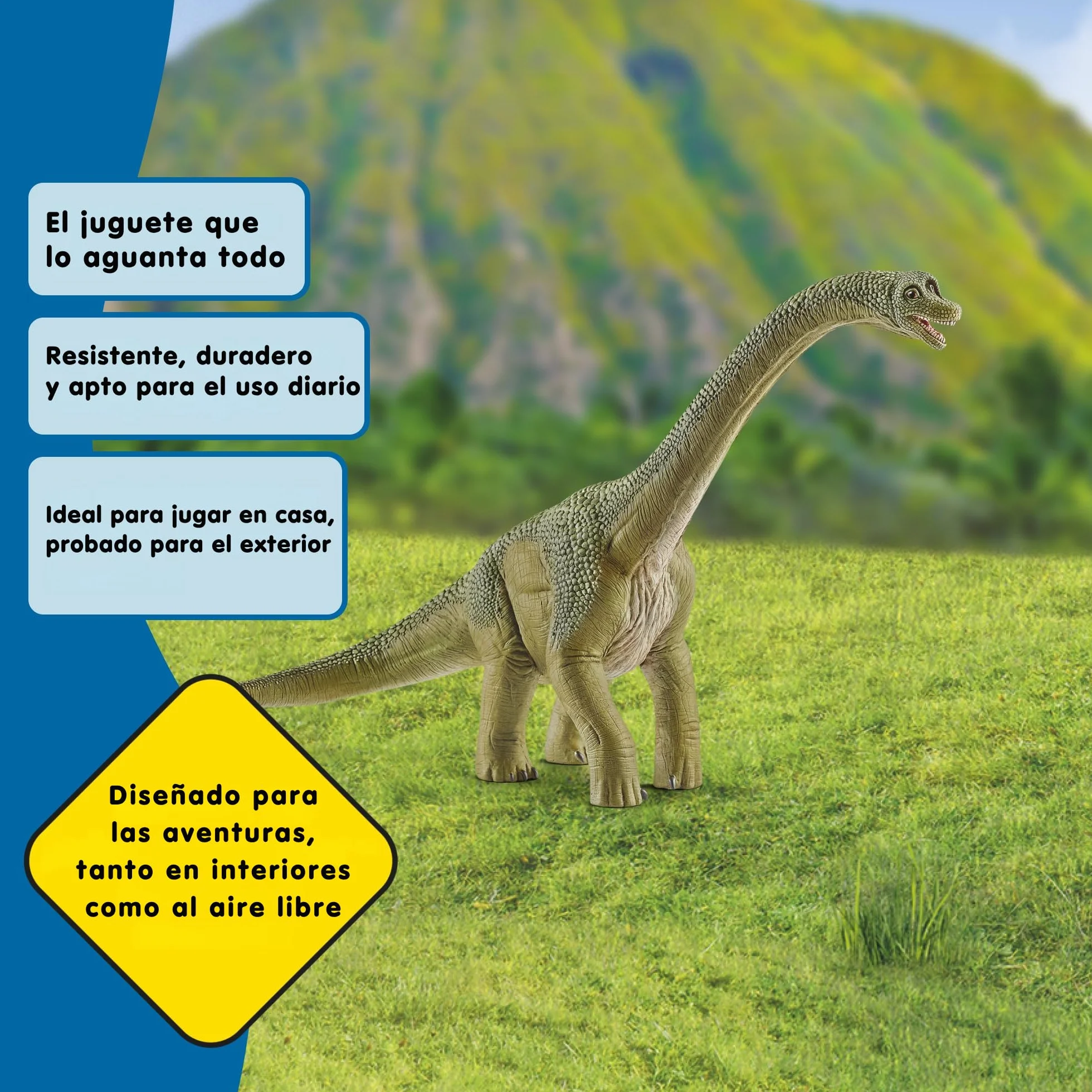 Schleich Brachiosaurio 14581 Dinosaurio Realista Figura de Juguete 30 x 12 x 19 cm