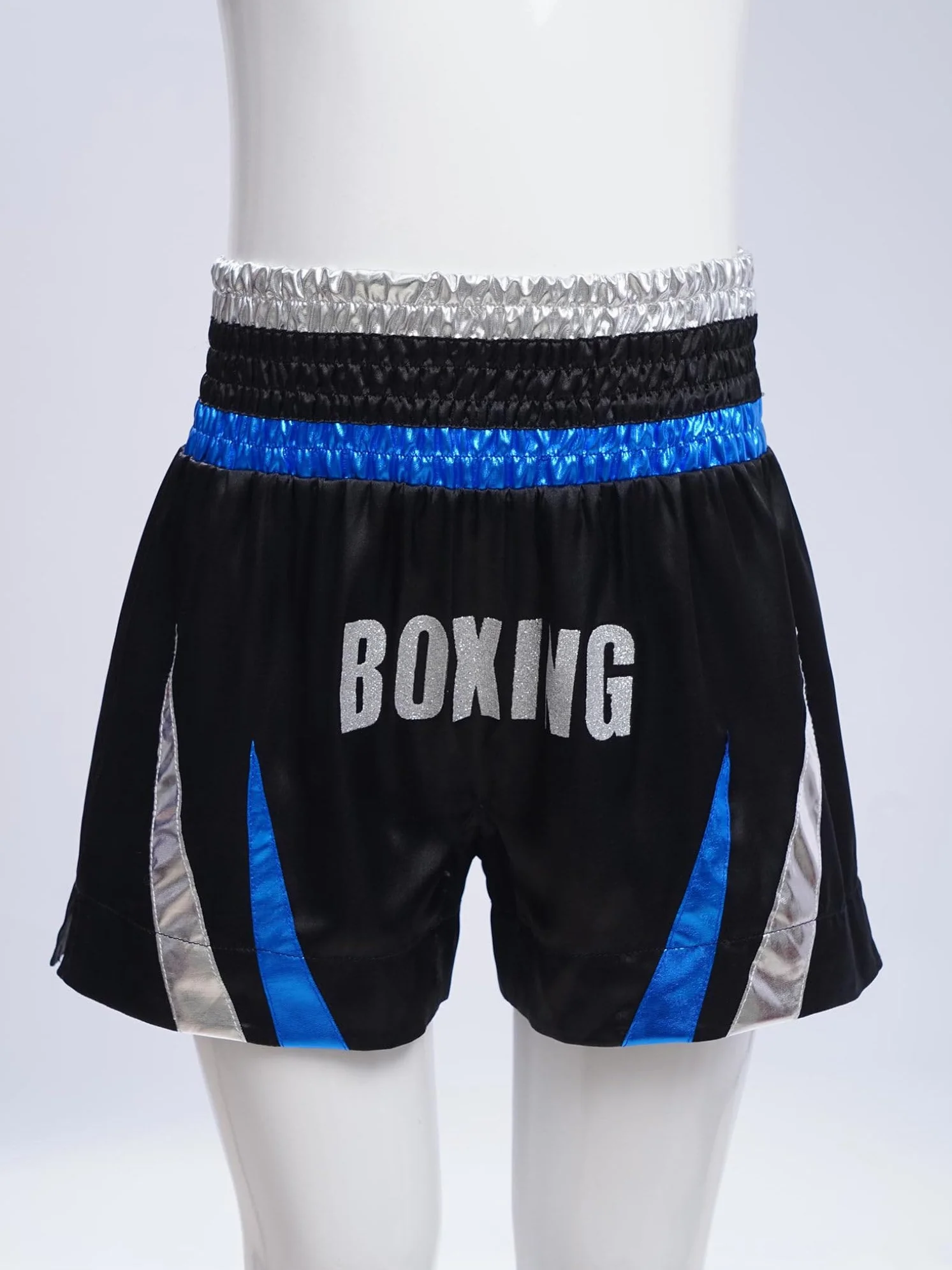 Freebily Pantalones Cortos de Muay Thai para Niños Uniforme de Boxeo Deportivos Secado Rápido