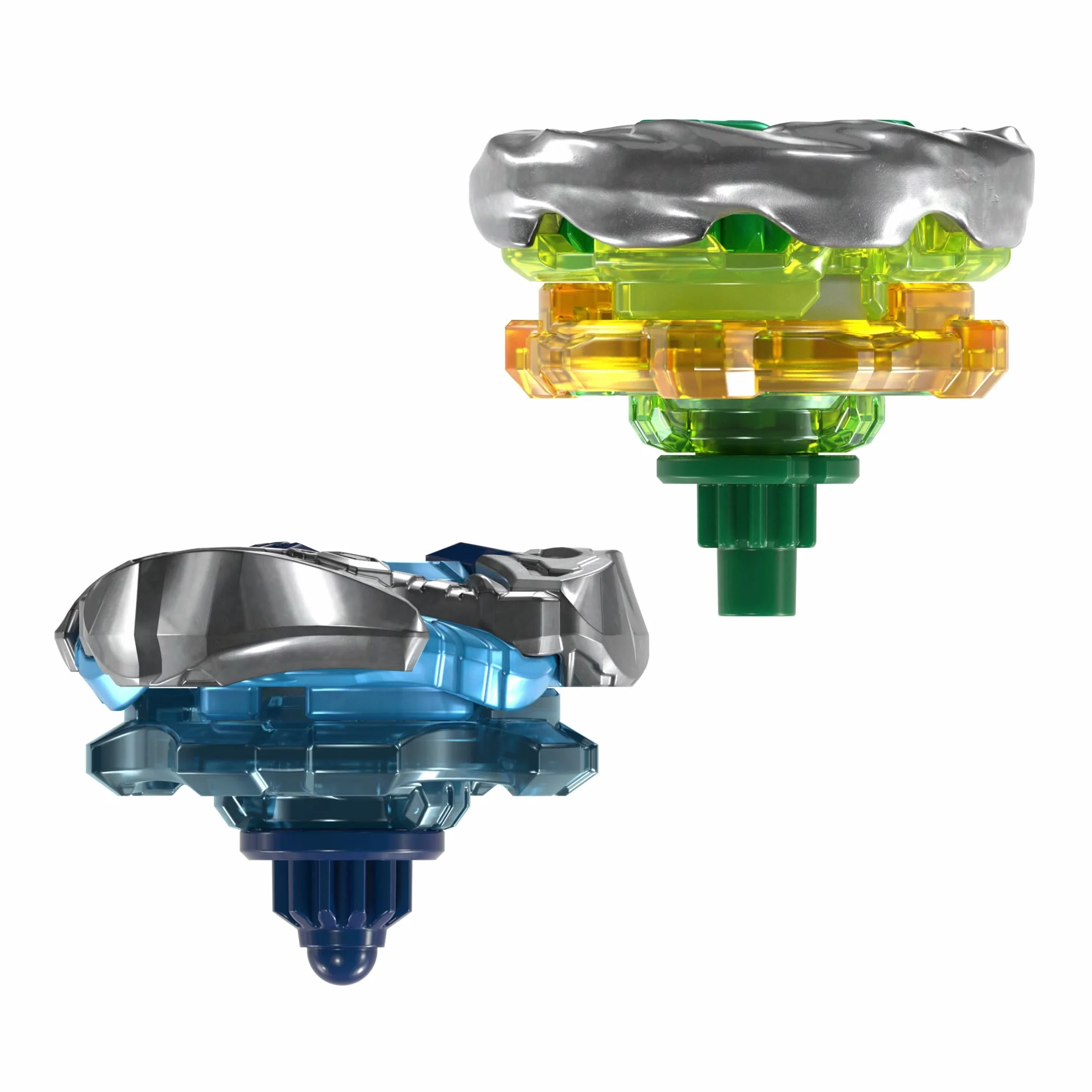 Beyblade X, Circle Ghost 4-60LR UX y Hack Viking 4-55O UX, Pack Doble Takara Tomy con 2 Tops de rotación Derecha, Juego de Tops de Batalla, A Partir de 8 años