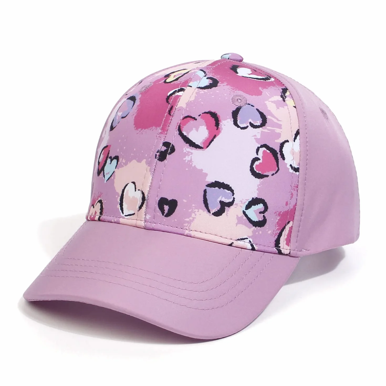 YAMEE Gorra de Béisbol para Niñas Suave Transpirable Cola de Caballo