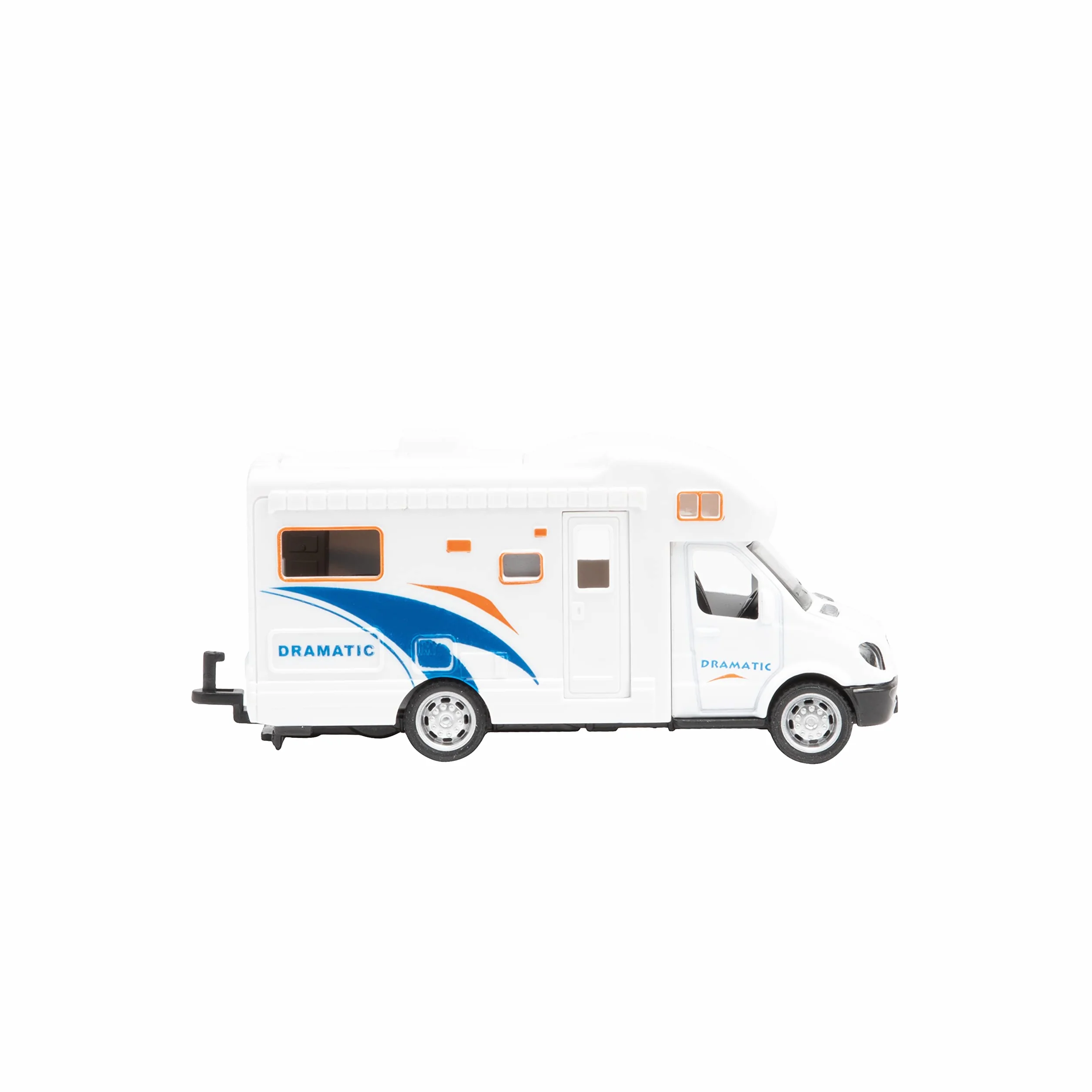Toi-Toys Metal Camper Pull Back+aanhanger+sneeuwscooter(