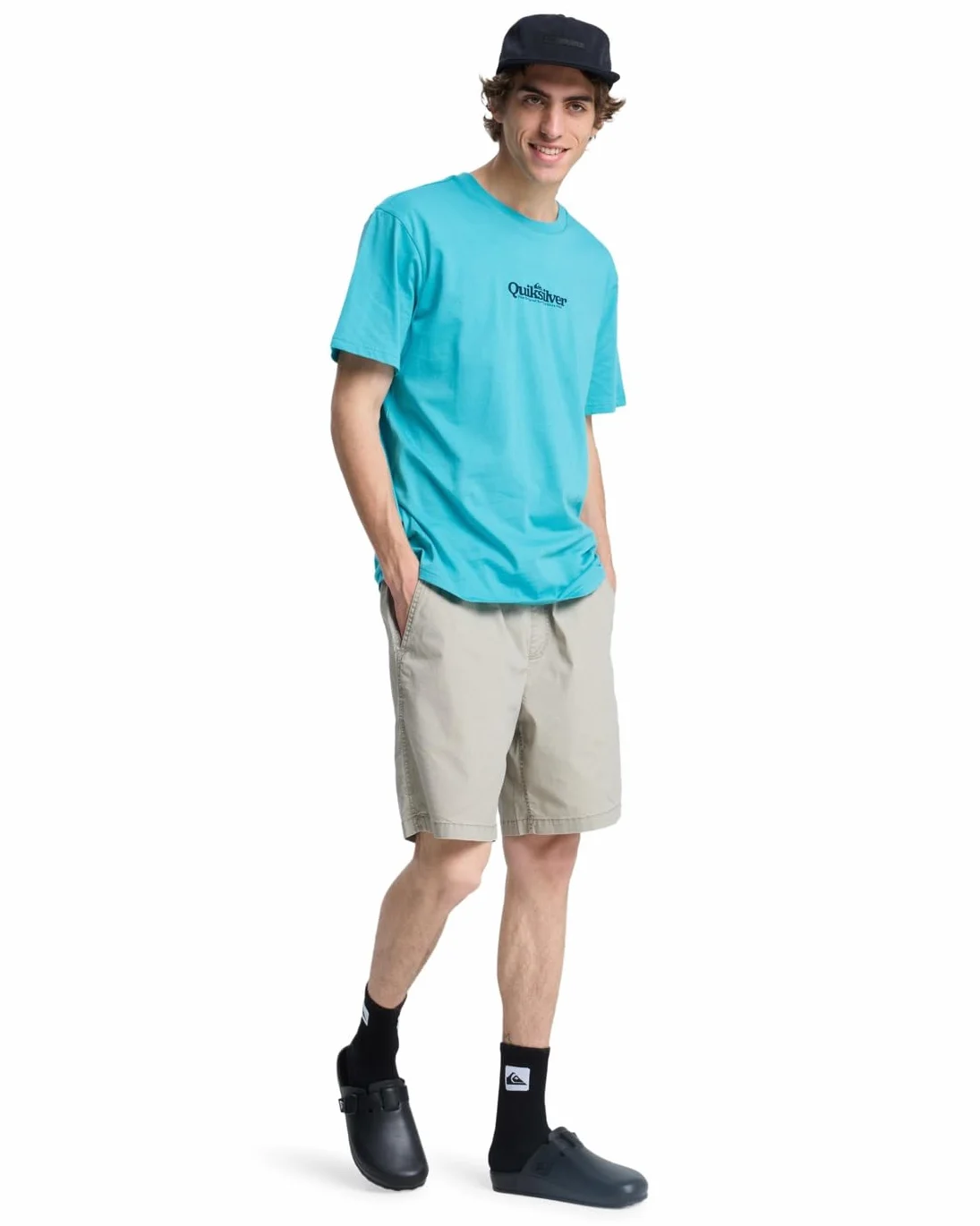 Quiksilver Fineline SS Camiseta Hombre