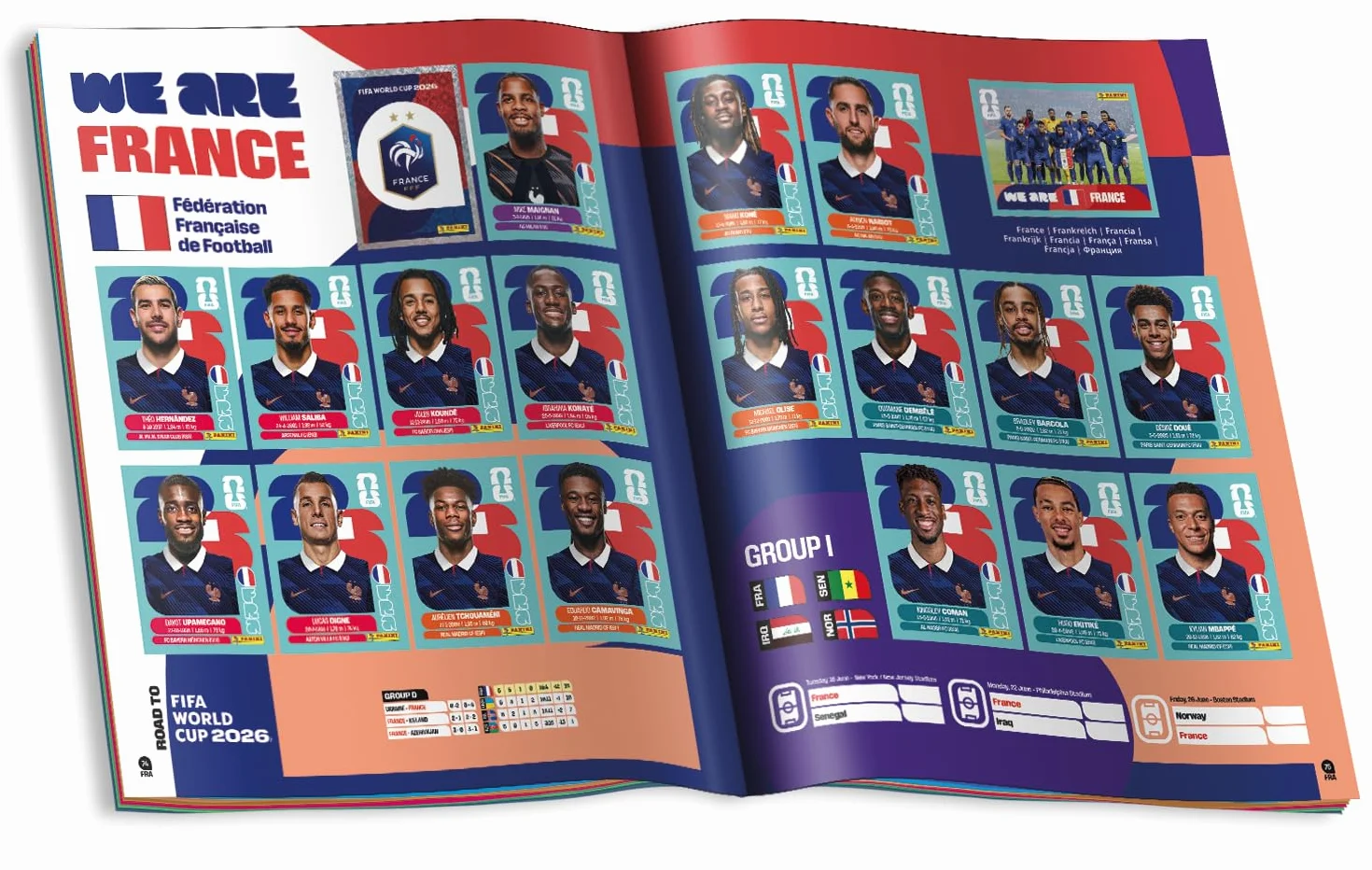 Panini Álbum de Calcomanías Copa Mundial FIFA 2026 Multicolor