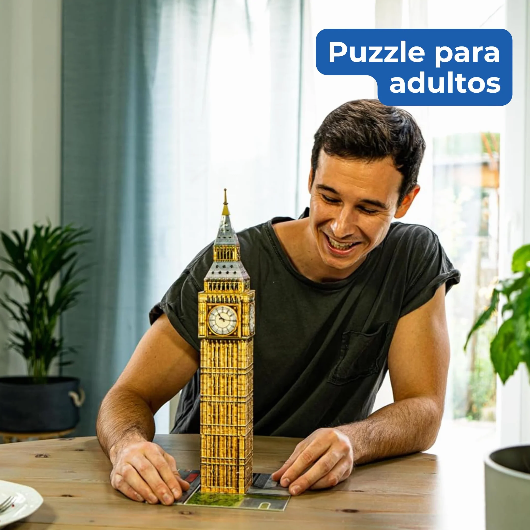 Ravensburger Puzzle 3D Adultos Big Ben 216 Piezas Maquetas para Montar Regalos Niños 8 Años