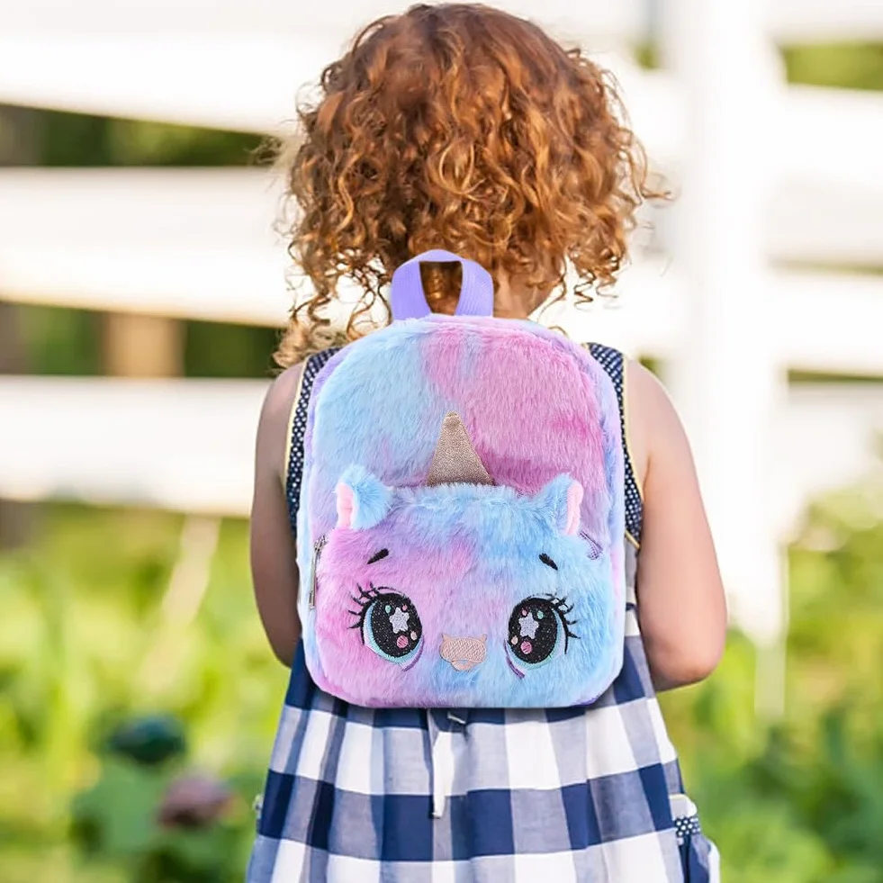 Unicornio Peluche Mochila para Niño Mochila Escolar Bolsa de Viaje