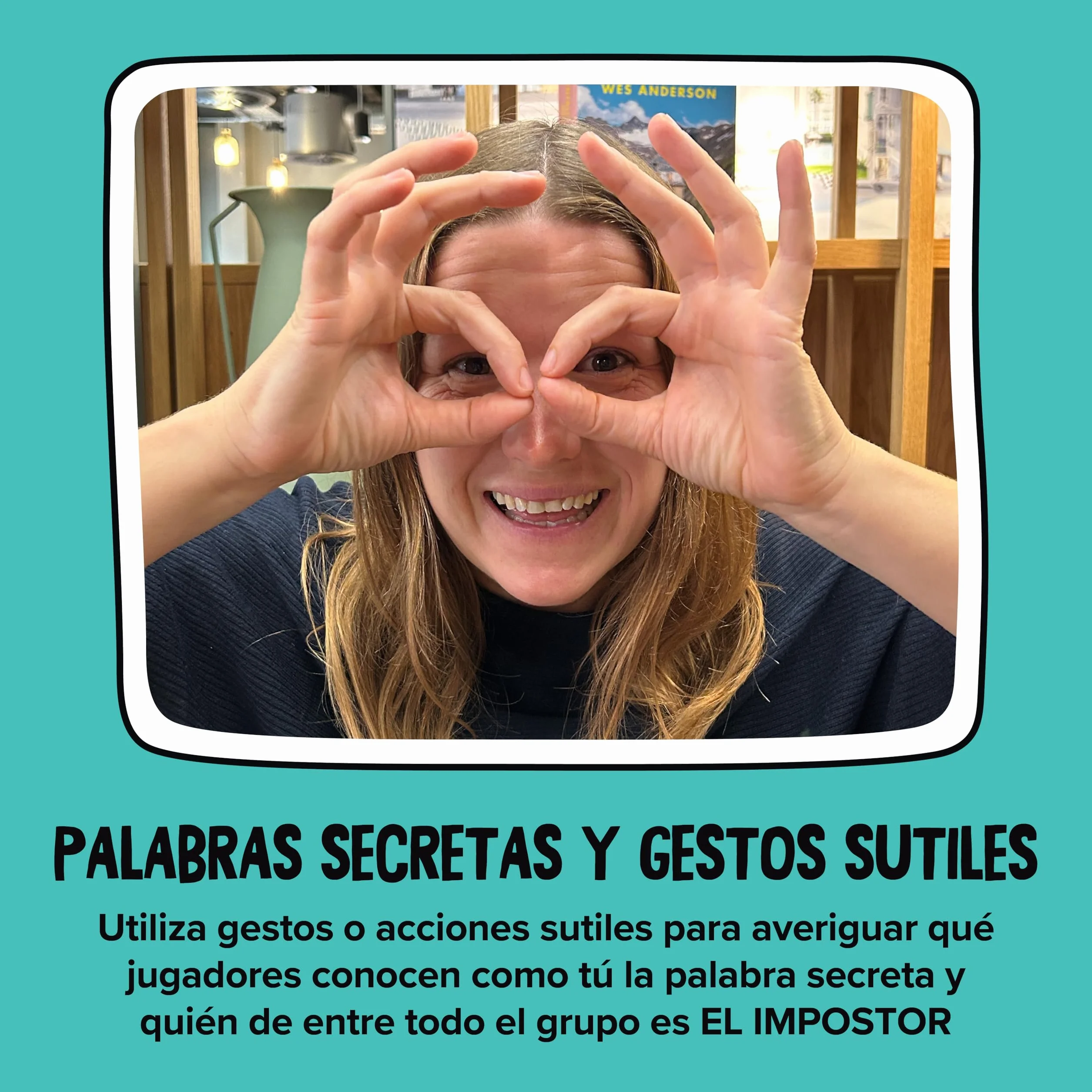 Gamely El Impostor | Divertido Juego de mímica e identidades secretas en Formato de Bolsillo – mentiras, conjeturas y Gestos discretos para Adultos, jóvenes y familias (Segunda Edición)