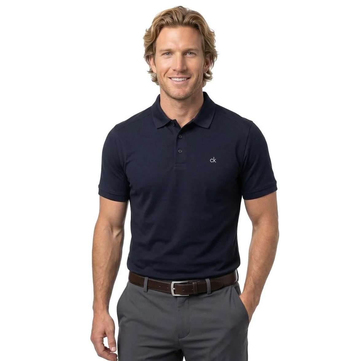 Calvin Klein Polo de Golf Ligero para Hombre 2026