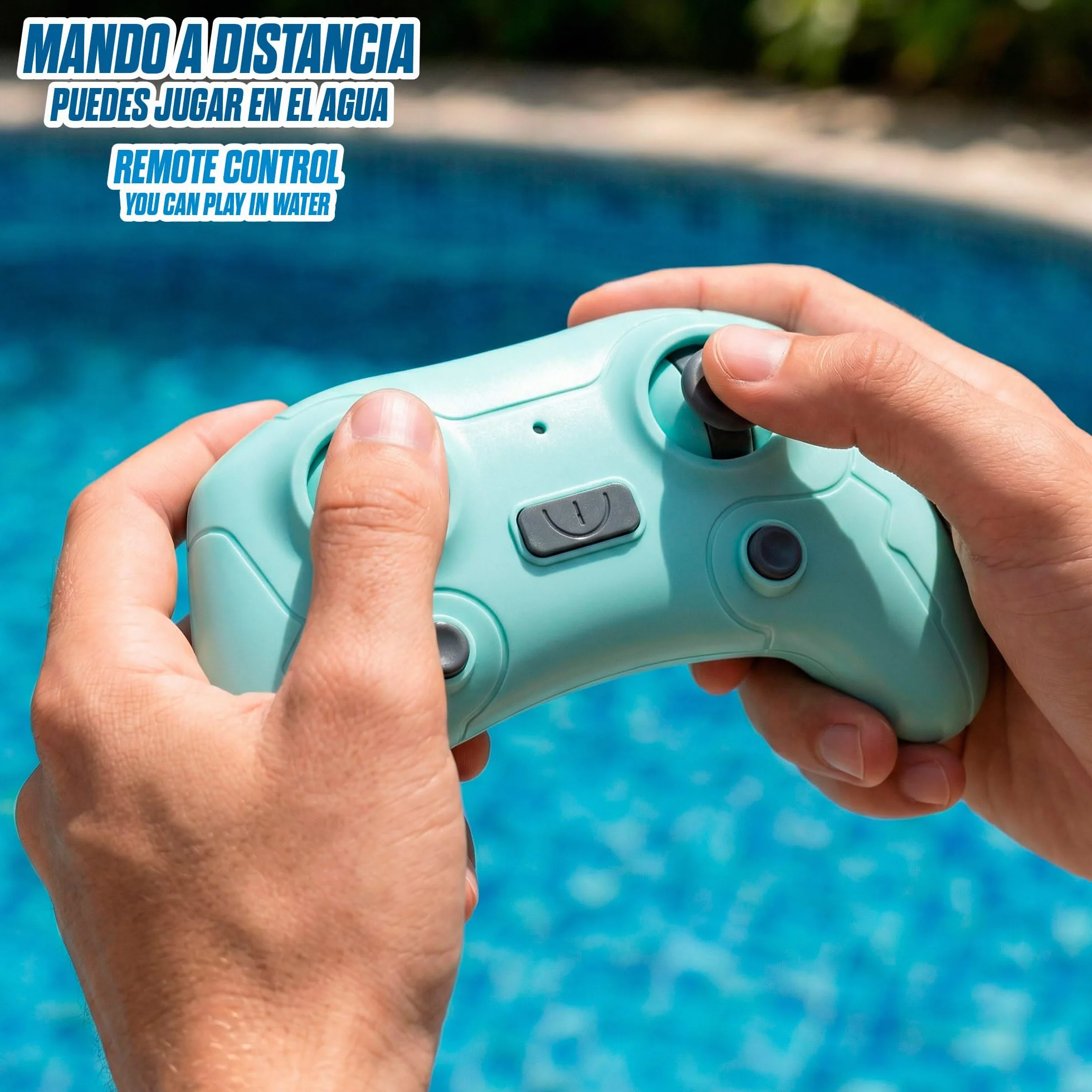ColorBaby Speed & Go Submarino teledirigido, Giros 360º, Incluye luz, Mando a Distancia Sumergible, Alcance 25 Metros, Velocidad 15 km/h, Juguete para niños 4 años, Juguetes RC (39731)